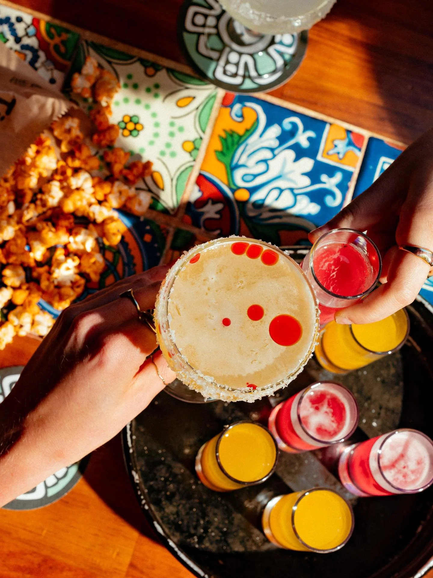 Margs, shots &amp; popcorn. All weekend at Tio&rsquo;s! 😋

Open from 4pm Friday &amp; Saturday! 

#Tios