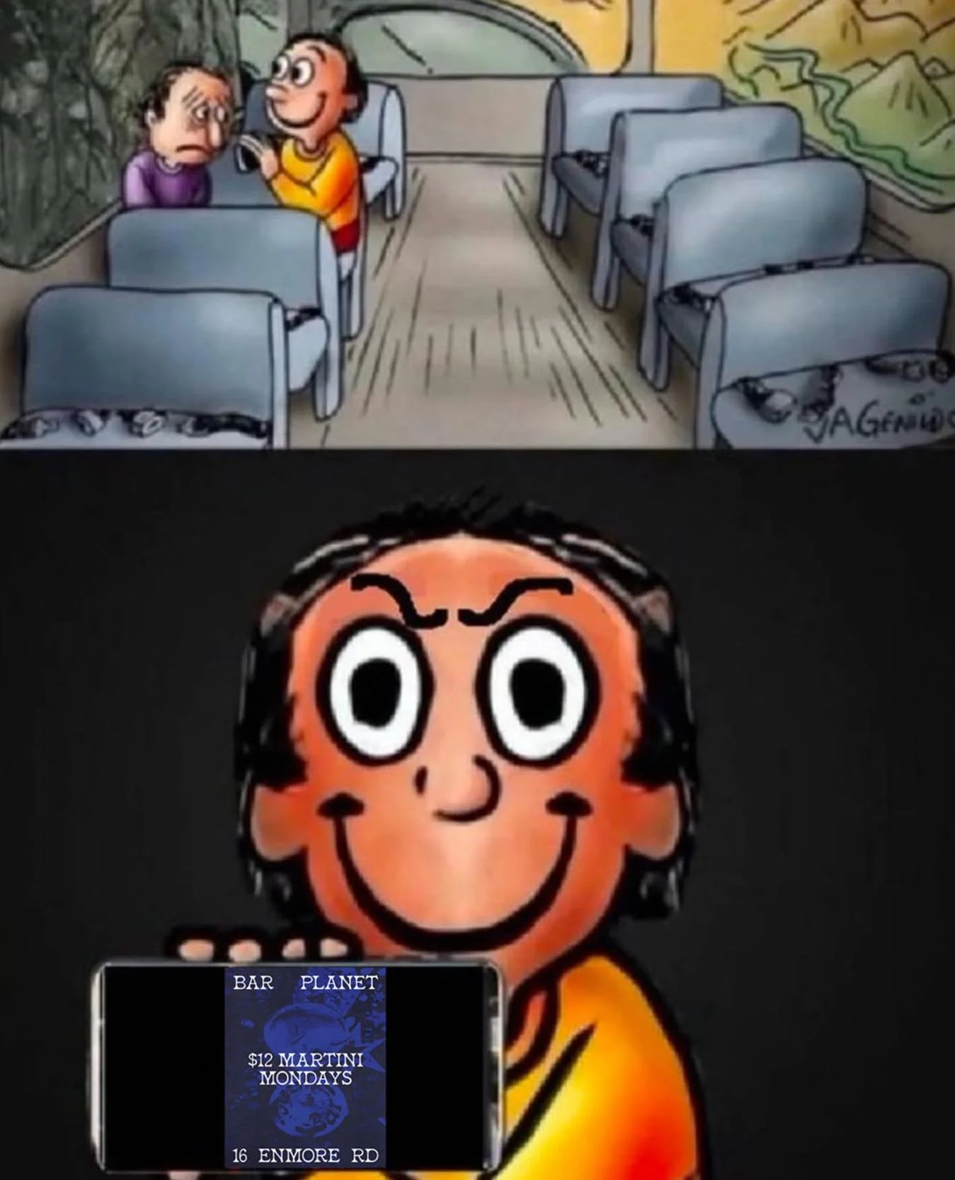 Knock, knock! 🚪It&rsquo;s your sign to start the week right! 🫵😤

All night, every Monday from 5pm. 💙 🍸 
#BarPlanet