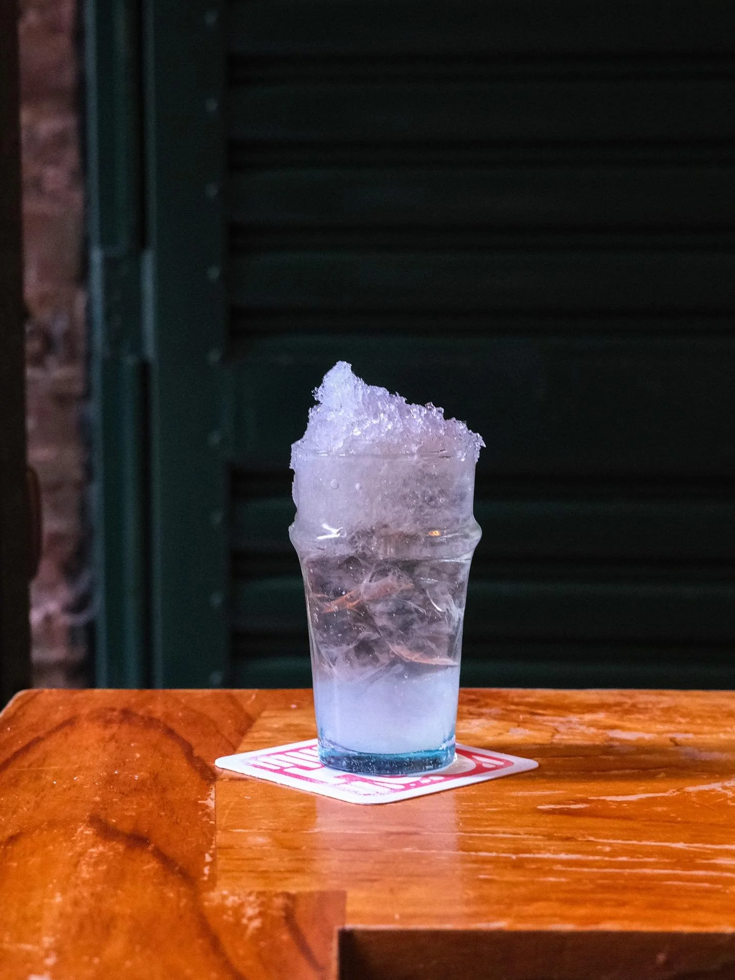 Clara OK! ❤️

Tequila, Lime Leaf Soda, Lychee Ice, Nata de Coco

Delicious tropical flavours by Wyatt, perfect Sydney Summer drinking. 
Lime leaf soda is one of the all time great Cantina ingredients, it&rsquo;s super versatile and can play well with