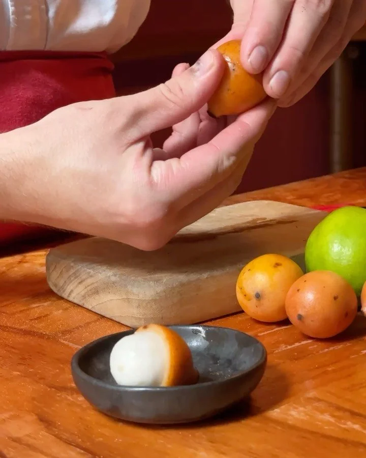 Weekly fruit! Achacha.

Cut and served with lime and spice, complemented with a glass of our mezcal. Try Now! 

#CantinaOK