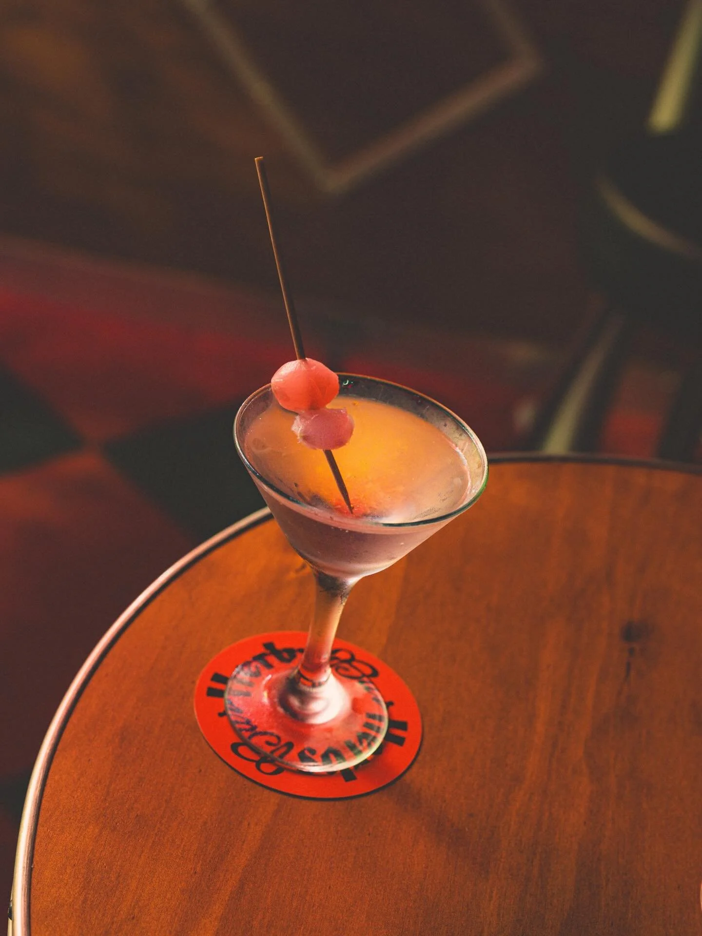 The Gibson.

Gin, Vermouth, Rosemary, Pickled Onion.

The is one of the earliest riffs on a martini, some think it was made as early as the 1890&rsquo;s. A delicious surprise of flavour. A big dash of rosemary tincture on the top finishes the drink o