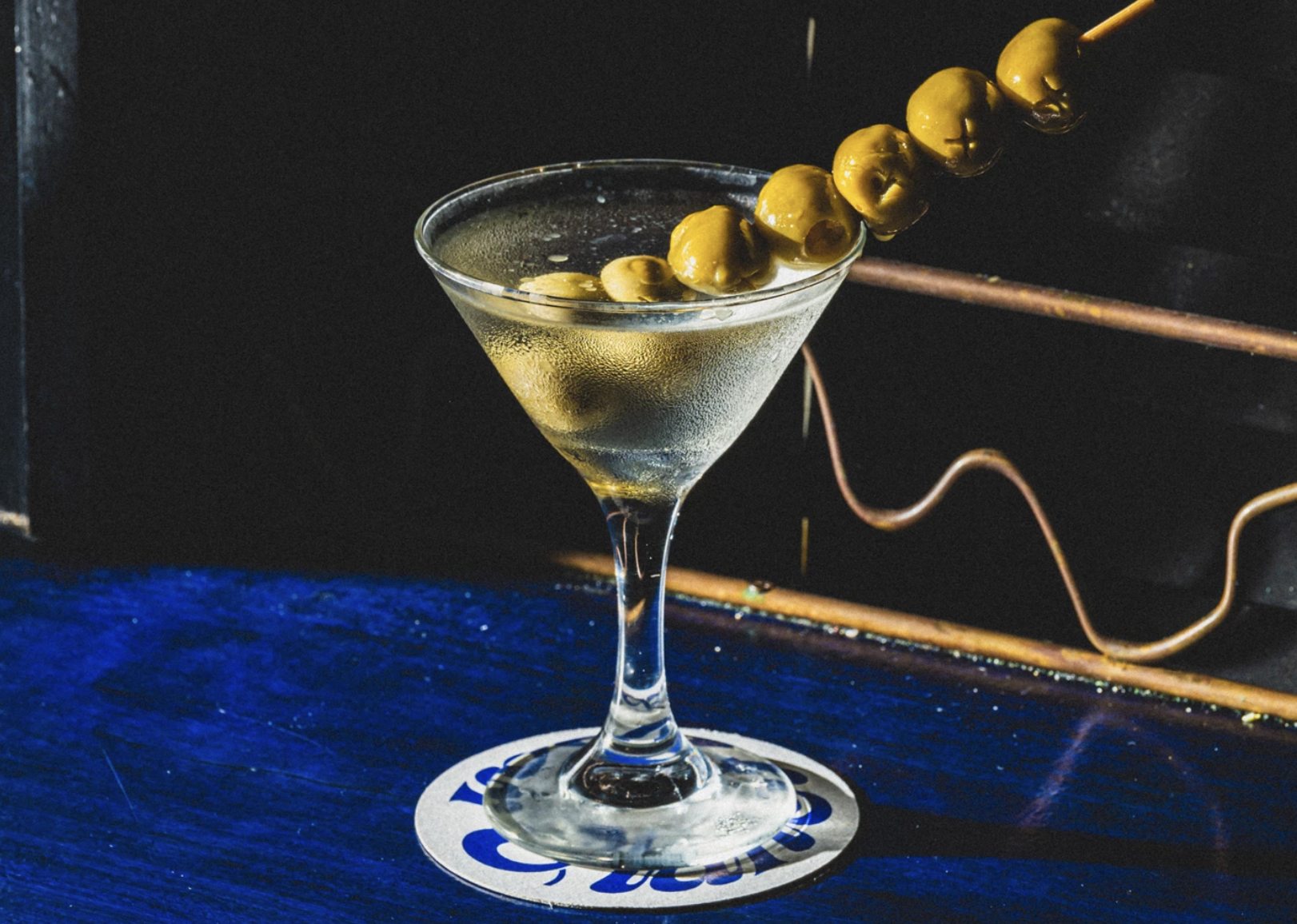 How many olives actually belong in a Martini?