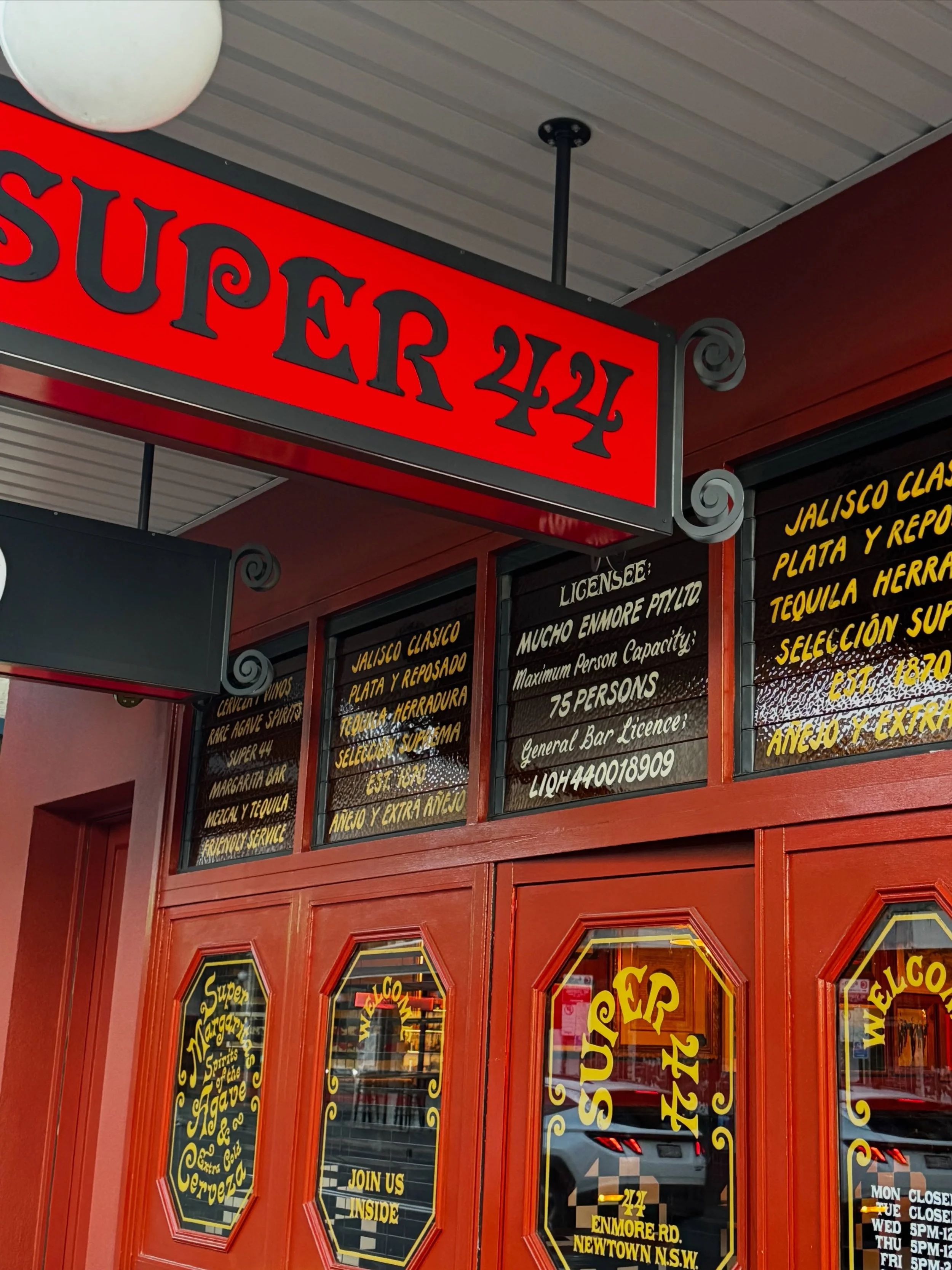 We&rsquo;re Opening Next Friday 26th of June! 
An Enmore Rd Margarita Bar.

44 Enmore Rd.

#Super44