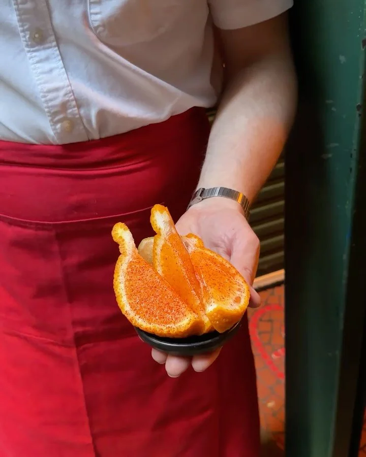 FRUIT! Dekopon.

Cut and served with lime and spice, complemented with a glass of our mezcal.

Try Now!

#CantinaOK