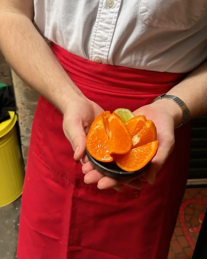 FRUIT! Afourer Mandarin 

Topped with lime and spice. Served with mezcal. 

Try Now!

#CantinaOK