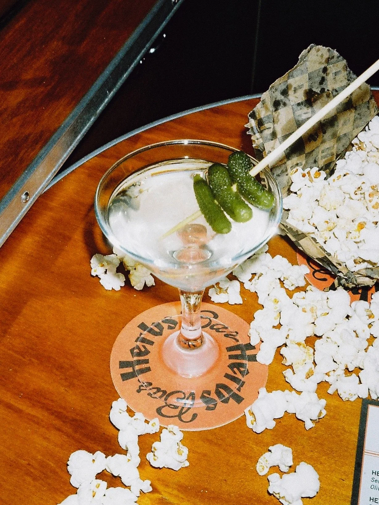 New York Martini 🍸

Vodka, Vermouth, Dill, Pickle.

See you this week at Herbs!
213 Clarence St, Sydney.

#BarHerbs