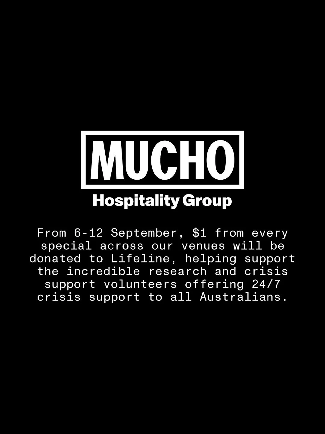 This Week, $1 From Every Cocktail Special Will Be Donated to Lifeline’s Crisis Services