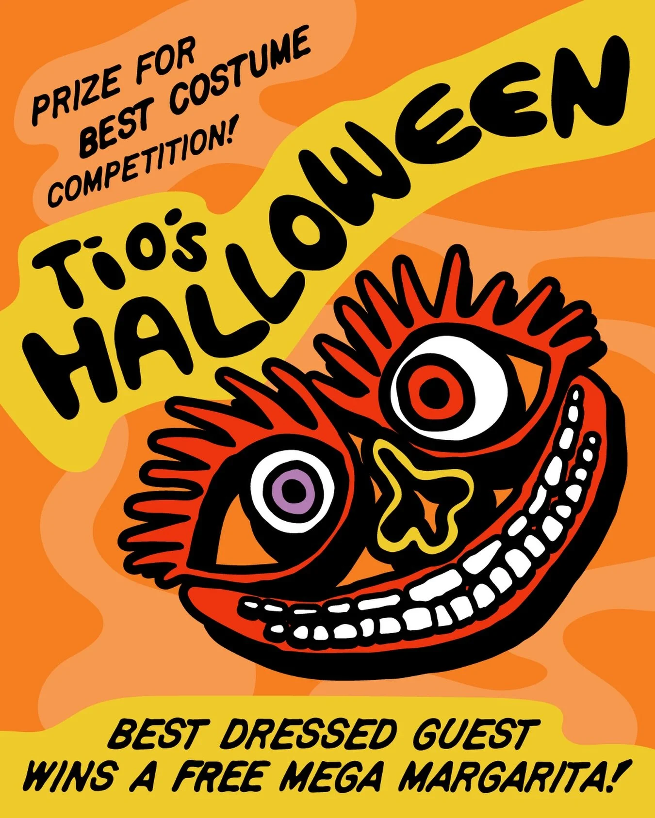 Halloween at Tio&rsquo;s! 🎃
See you at Tio&rsquo;s on Saturday 31st October and we&rsquo;re giving a Mega Marg treat to the Best Dressed! 😱 

Book a Table via our Website or Bio Link! 

#Tios