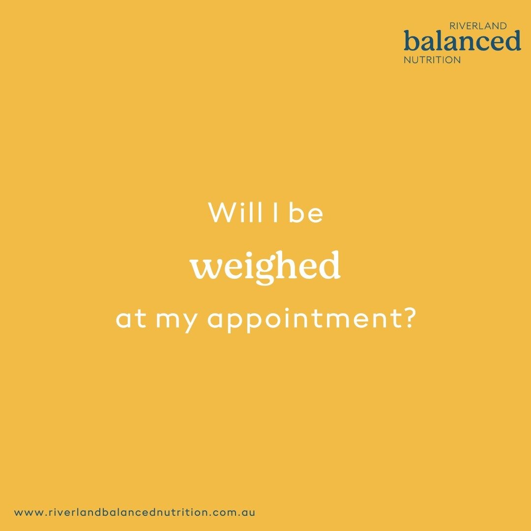 &lsquo;Will you weight me at my appointment?&rsquo;
I'm asked this question every week when clients call to book an appointment and I can sense the dread in their voice.

Embarking on a journey towards better health and nutrition is a brave and perso