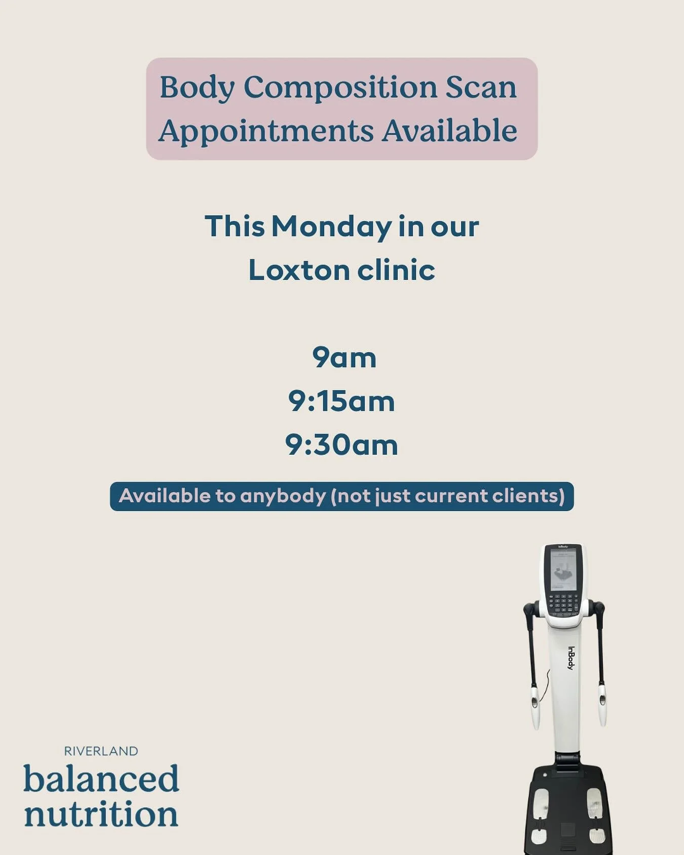 Looking beyond the number on the scales gives you real insight into your health.

Our InBody body composition scan measures:
💪 Muscle mass
⚖️ Body fat percentage
💧 Fluid balance
&hellip;and more.

It&rsquo;s an invaluable tool for setting goals, tr