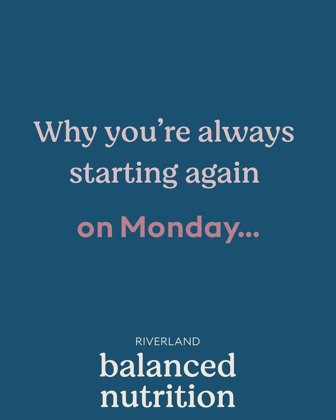 Ever feel like you&rsquo;re always &ldquo;starting again on Monday&rdquo;? You&rsquo;re strict all week, holding everything together with willpower&hellip; then the weekend rolls around. Lunch gets skipped because you&rsquo;re busy, the snacking star