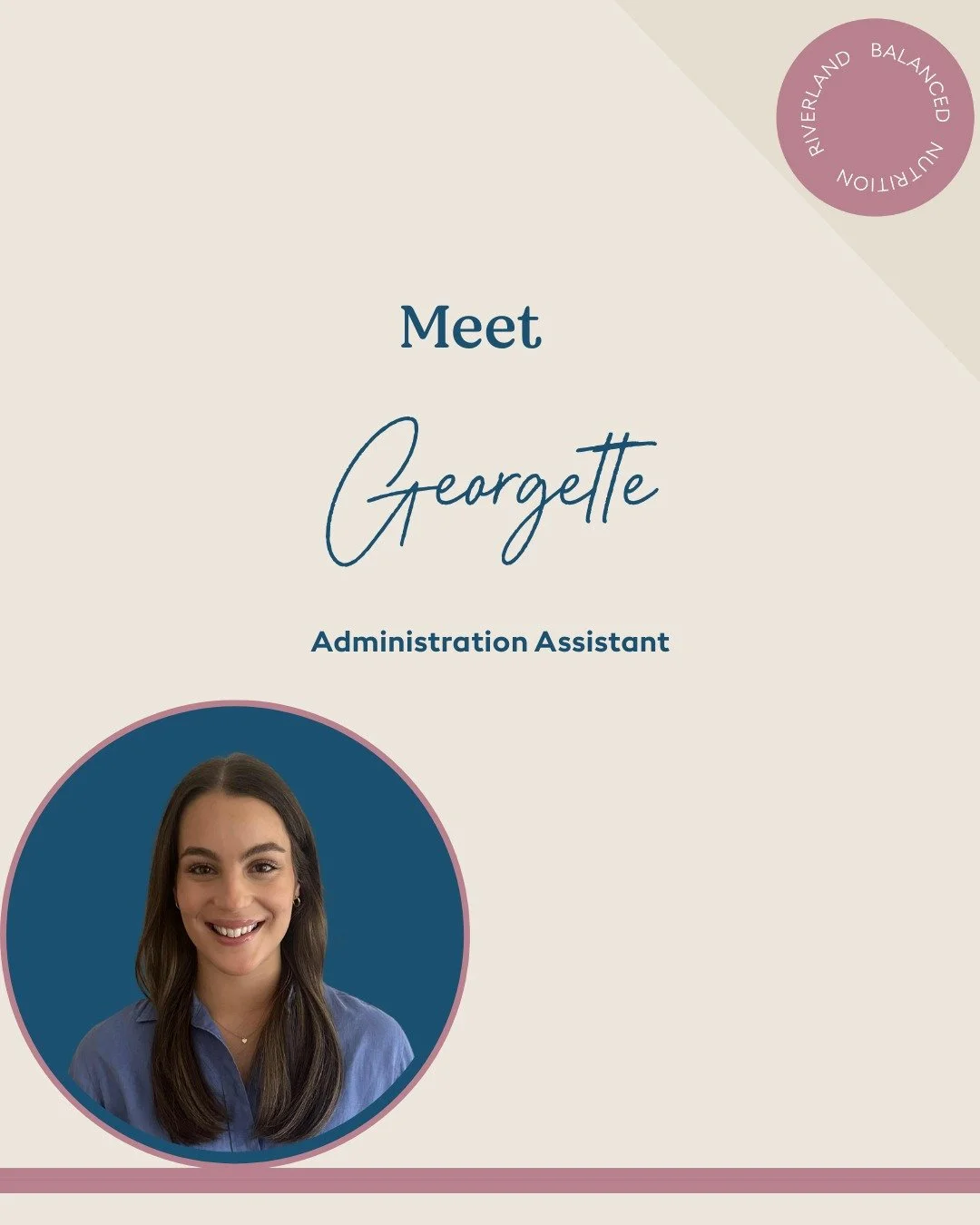 Meet Georgette, our administration superstar and the glue that holds me (Felicity) together at Riverland Balanced Nutrition. She works hard in the background and has been with us for a while, so I thought it was time to reintroduce her to you all. Ov
