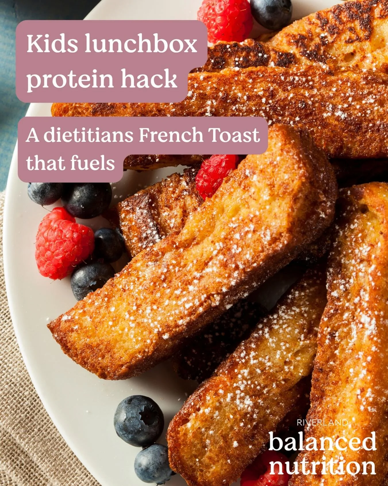 Parents are always asking me for lunchbox protein ideas and for good reason. Protein helps stabilise blood sugars, which supports better mood, focus and energy regulation for kids across the school day.

If your kids are anything like mine, they go t