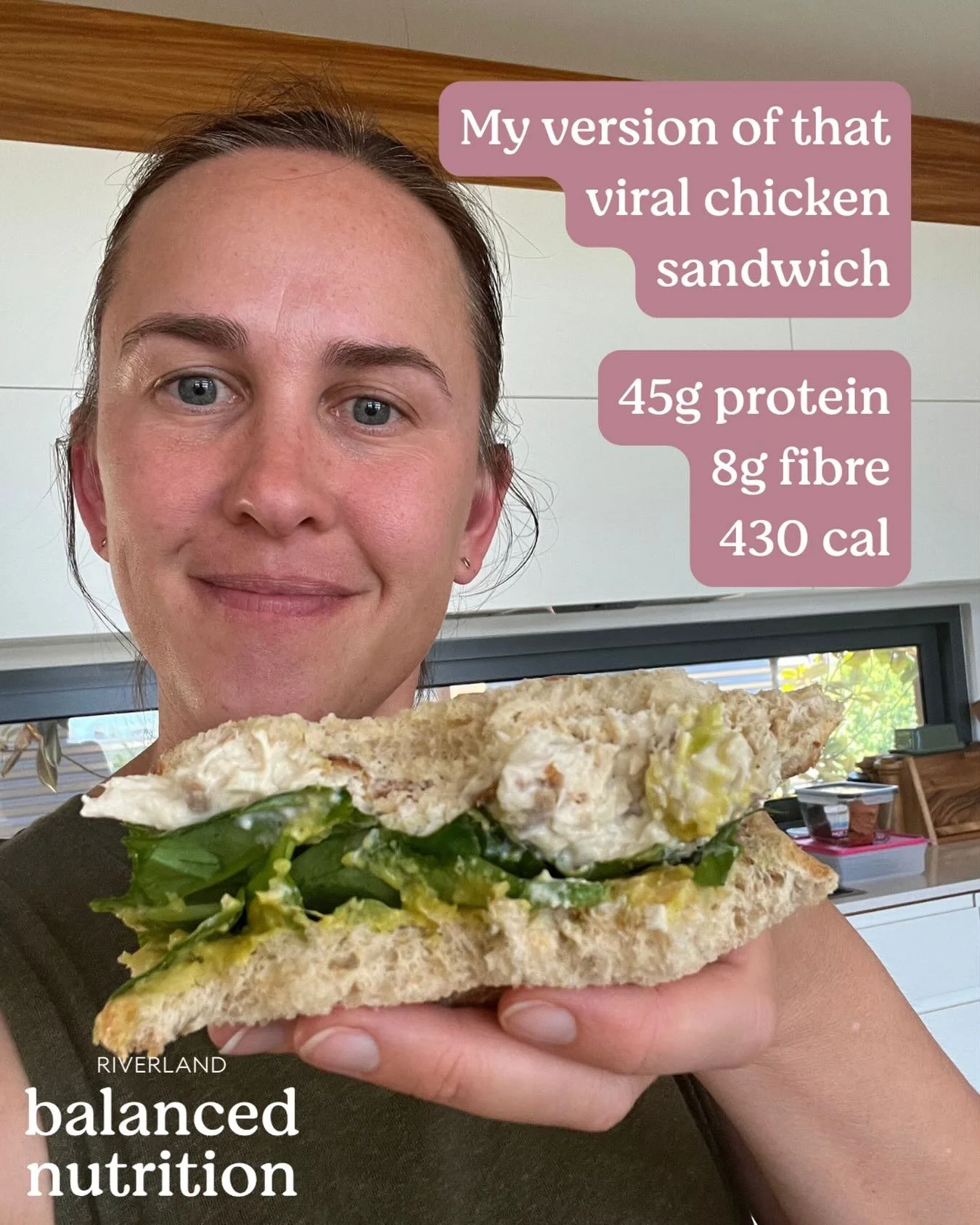 Creamy Chicken Sandwich (High-Protein &amp; Properly Filling)

This is my version of the viral chicken sandwich doing the rounds. Balanced so it actually keeps you full, supports steady energy, supportive of fat loss, and still tastes amazing.

Cream