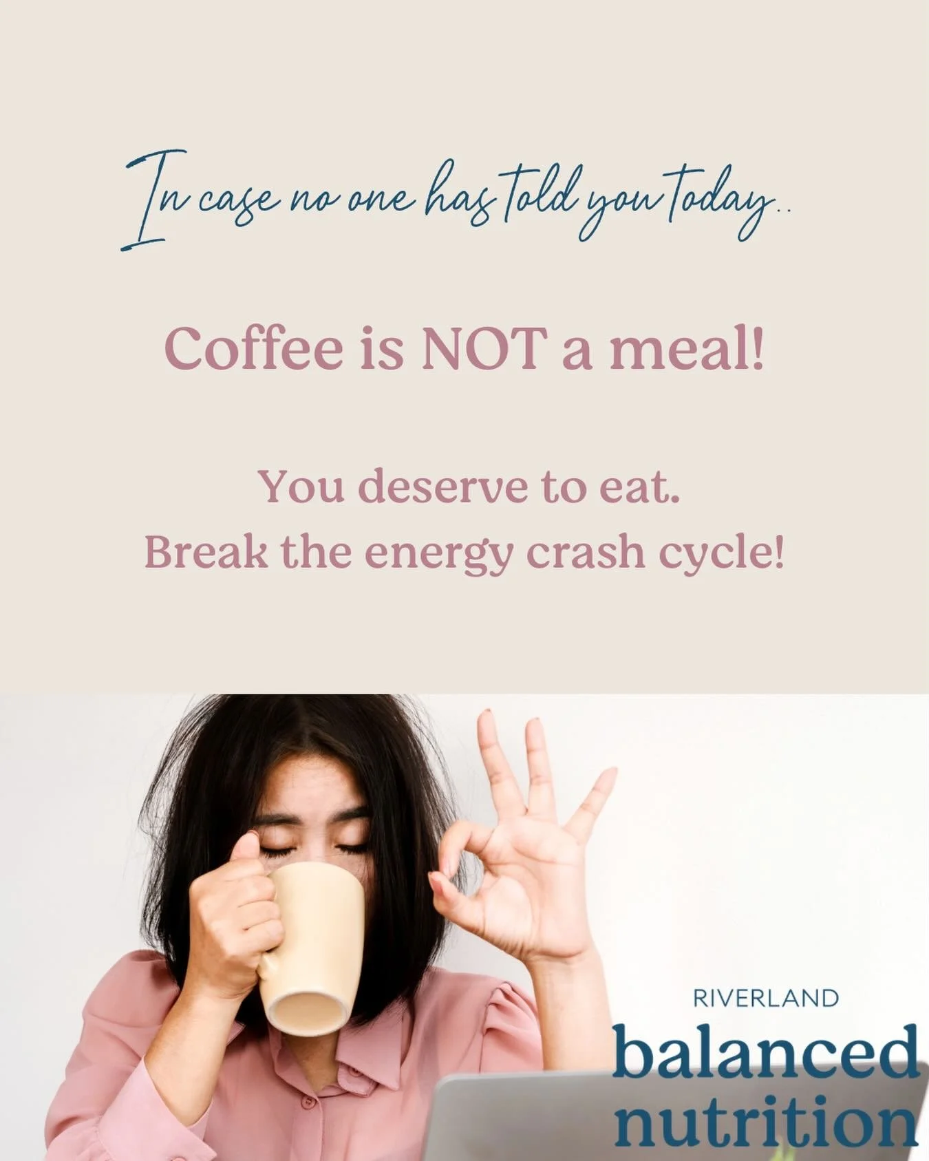 Somewhere along the way, &ldquo;just a coffee&rdquo; became breakfast for far too many people.

Then comes the mid-morning crash, the irritability, the grazing all afternoon, the 3pm sugar hit, and the feeling of having &ldquo;no willpower&rdquo;. Of