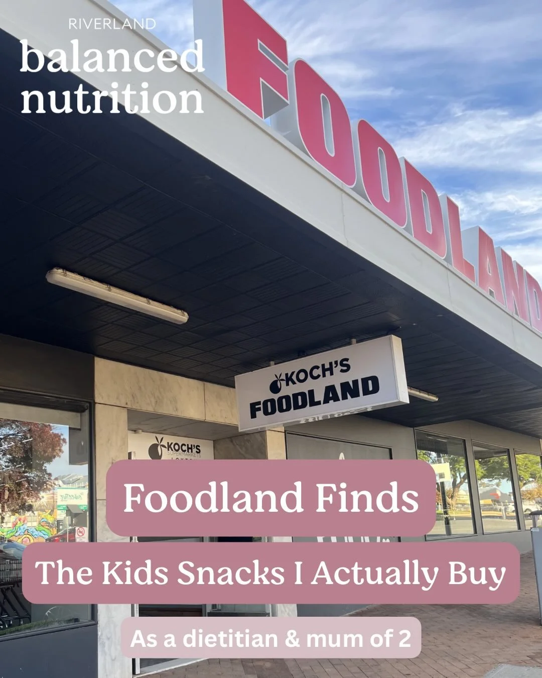 Foodland Finds 🛒

One of the questions I get asked most often is:

&ldquo;What are the best snacks for my kids?&rdquo;

The truth is, no snack is perfect.

When I&rsquo;m choosing snacks, I&rsquo;m looking for options that offer some nutritional val