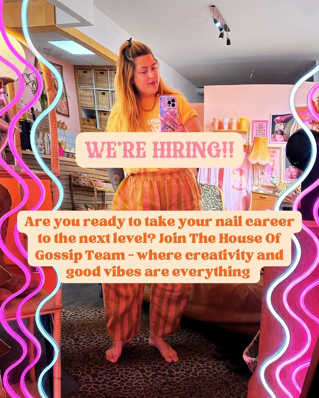 We&rsquo;re looking for one new nail tech to join the team. 

If you&rsquo;re a self employed nail tech, love creating beautiful designs and looking to take your nail career to the next level, this is your sign! Join our amazing team of talented nail