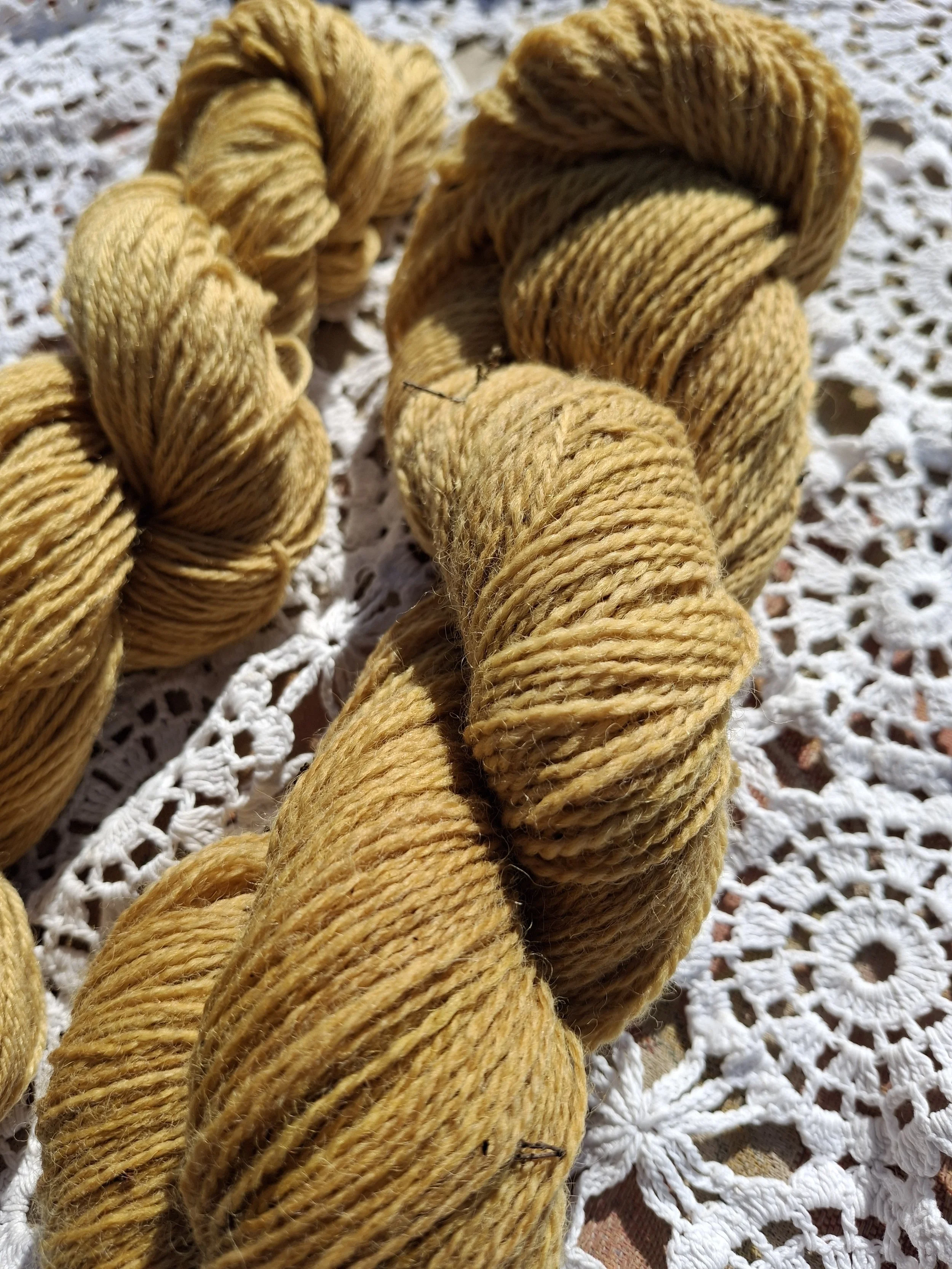 Heather. 100g, pure Jacob wool, chunky.