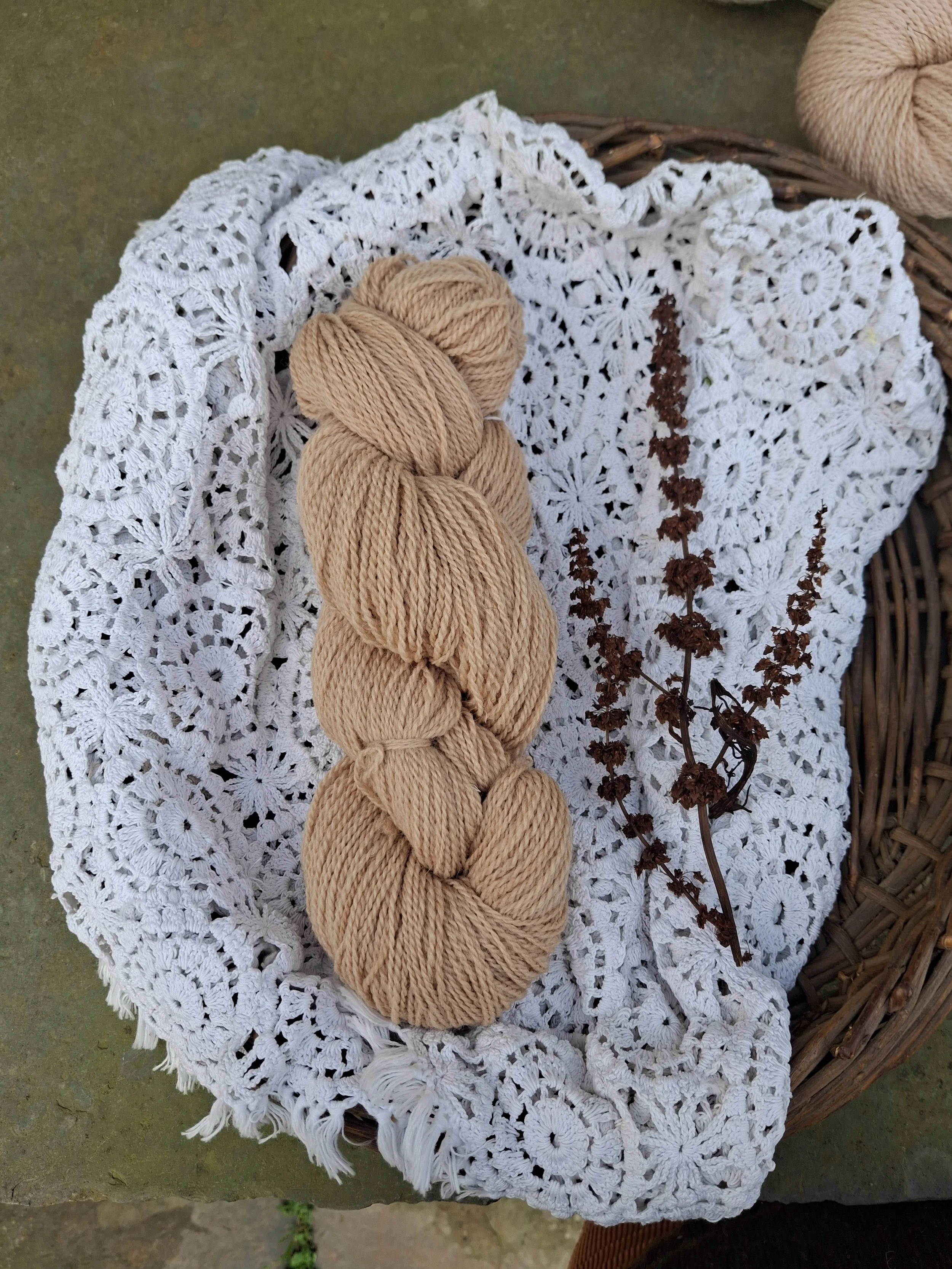 Docken (dark) 100% 4 ply Corridale, 100g pure wool