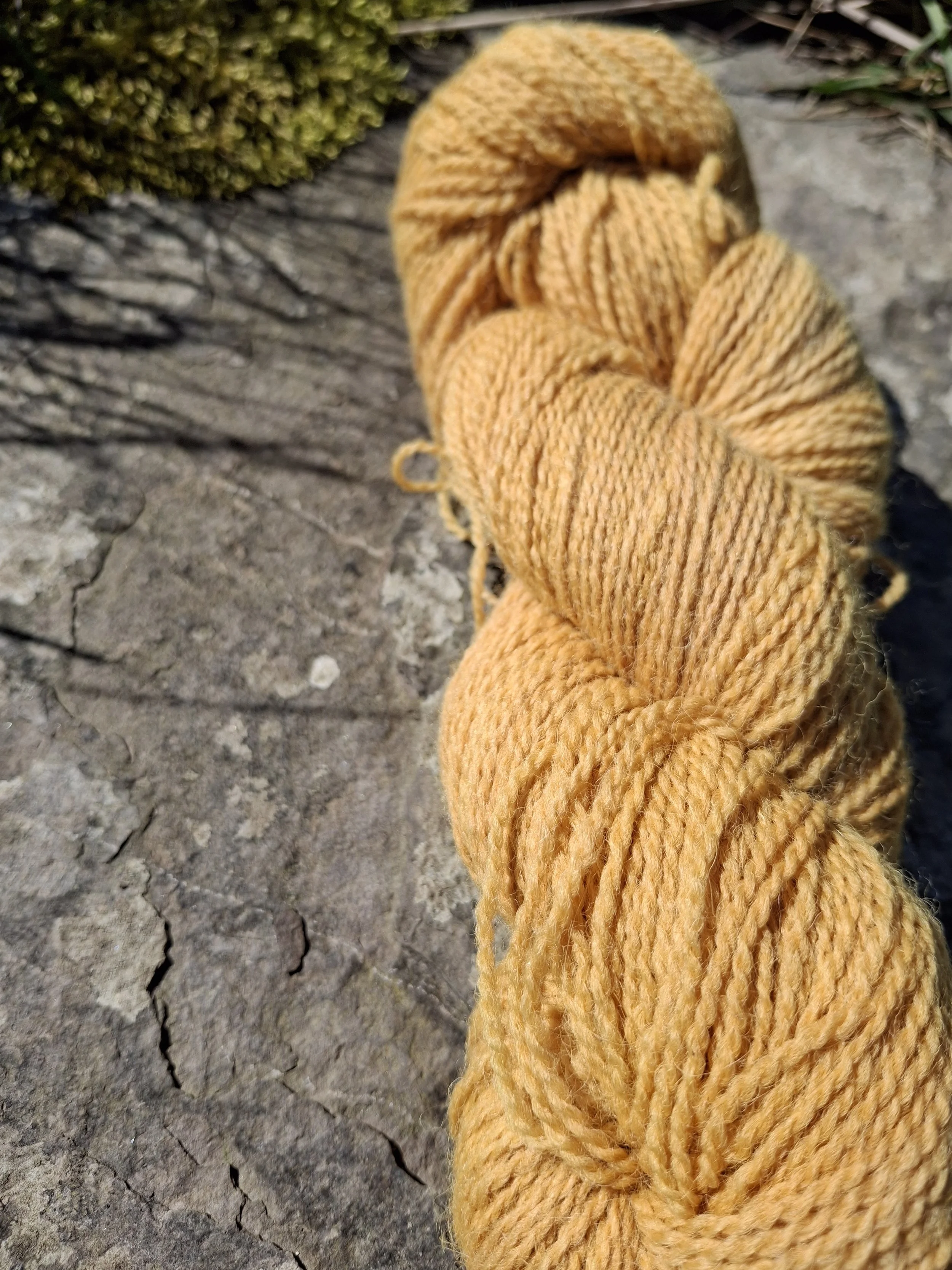 Sunset at Brodgar (2) 100% Jacob 4 ply, 100g pure wool.