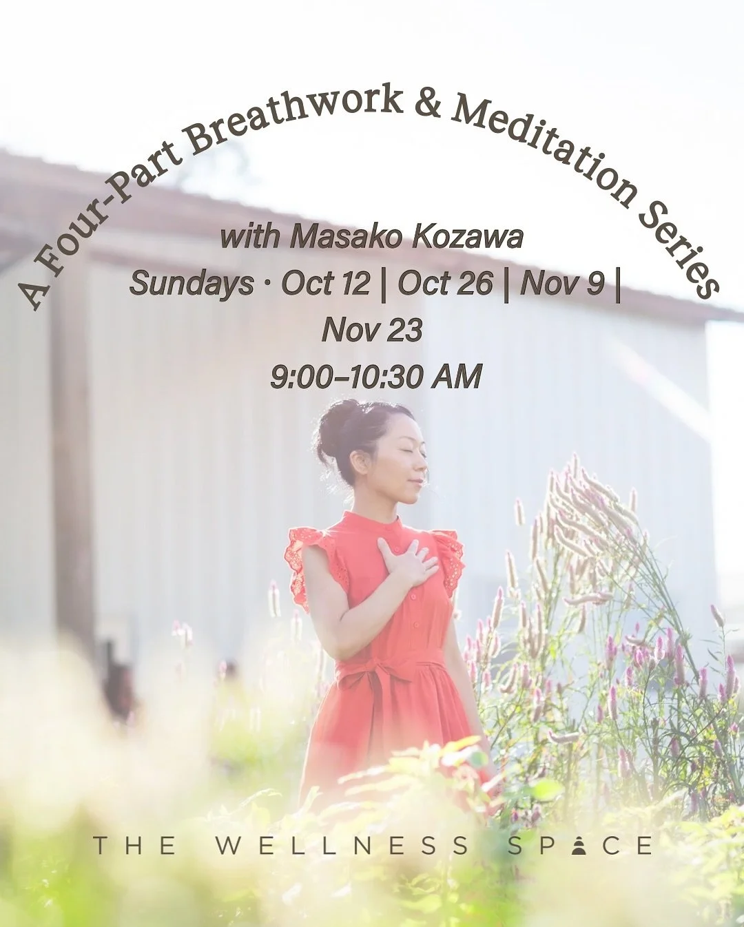 Join us for a four-part series of breathwork and meditation journeys, each inspired by one of the four elements: Earth, Water, Fire, and Air. Together, we&rsquo;ll explore how the elements live within us, as we ground, flow, ignite, and expand. 

Eac