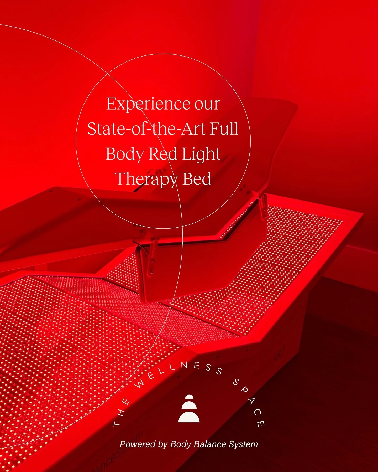 Calling All Glow Getters 
Step into the light - literally. ✨ 
Our red light therapy bed supports faster recovery, reduces inflammation, and leaves you feeling rejuvenated from the inside out.
* Recovery support
* Anti-inflammatory benefits
* Cellu