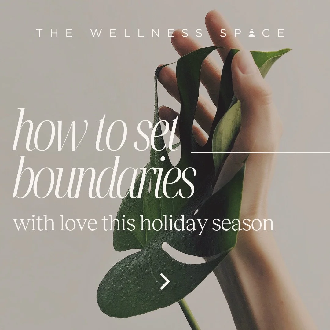 This season, we&rsquo;re practicing the art of loving boundaries ✨

They&rsquo;re not walls, they&rsquo;re pathways back to your nervous system, your clarity, your wellbeing. As the season gets busier, give yourself permission to pause, protect your 