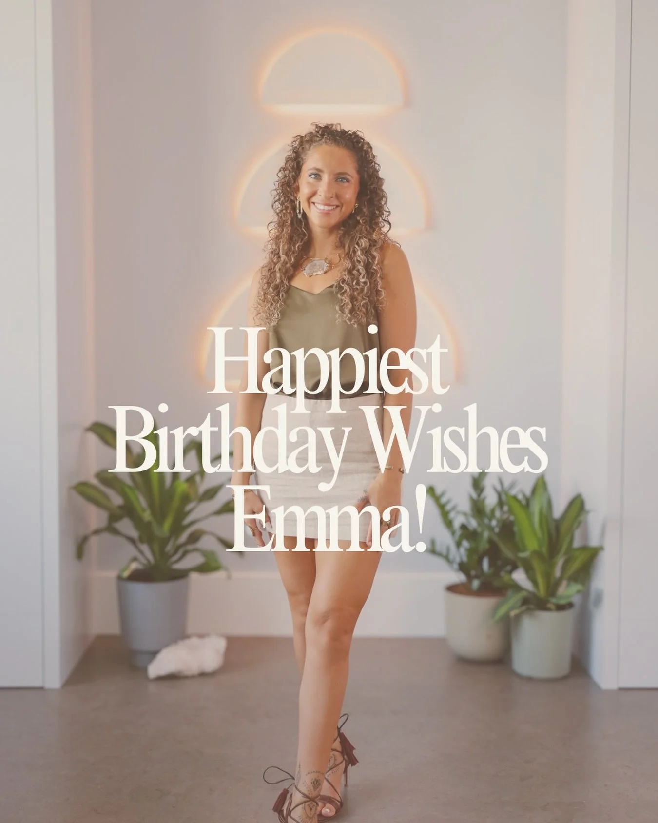 Happy Birthday to our Emma ✨
Pure light in human form, with a gentle spirit and a love that is rare and unwavering 🤍

As a teacher, Emma embodies the practices she so beautifully guides. From a young age, she has followed her passions, bringing deep