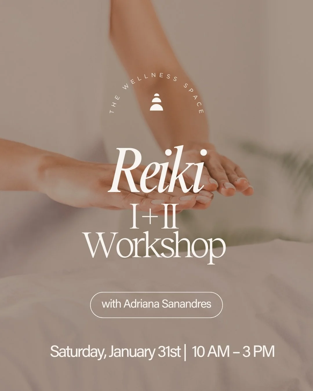 Reiki I &amp; II combined ✨
An immersive, hands-on training with @adrisanan to deepen your connection with your own energy and learn how to work with it intentionally.

Through teaching, discussion, and guided practice, you&rsquo;ll learn grounding, 