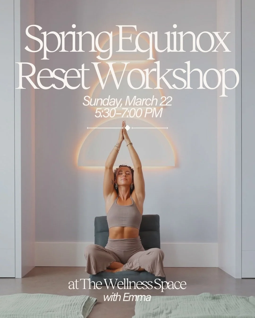 Just like nature, our energy shifts with the seasons. Spring is nature&rsquo;s reset.

In Ayurveda (the sister science of yoga), spring is the season to gently clear stagnation, awaken the body, and create fresh momentum after winter.

Join Emma for 
