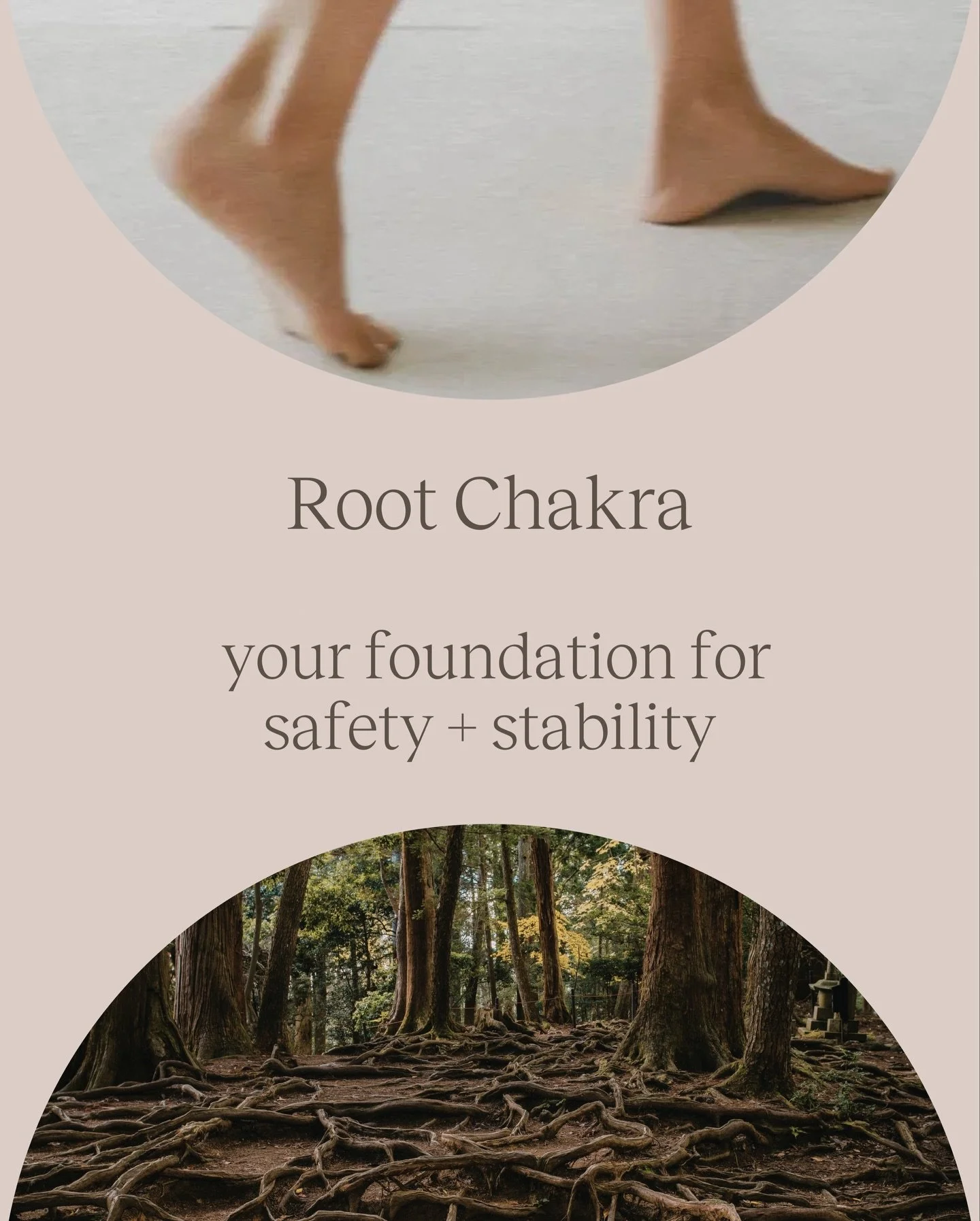 Root Chakra 
Your foundation. Your sense of safety.

When it&rsquo;s supported, you feel grounded, steady, and at home in your body. When it&rsquo;s not, life might feel overwhelming or unsettled.

Root chakra work is coming back to your breath, your
