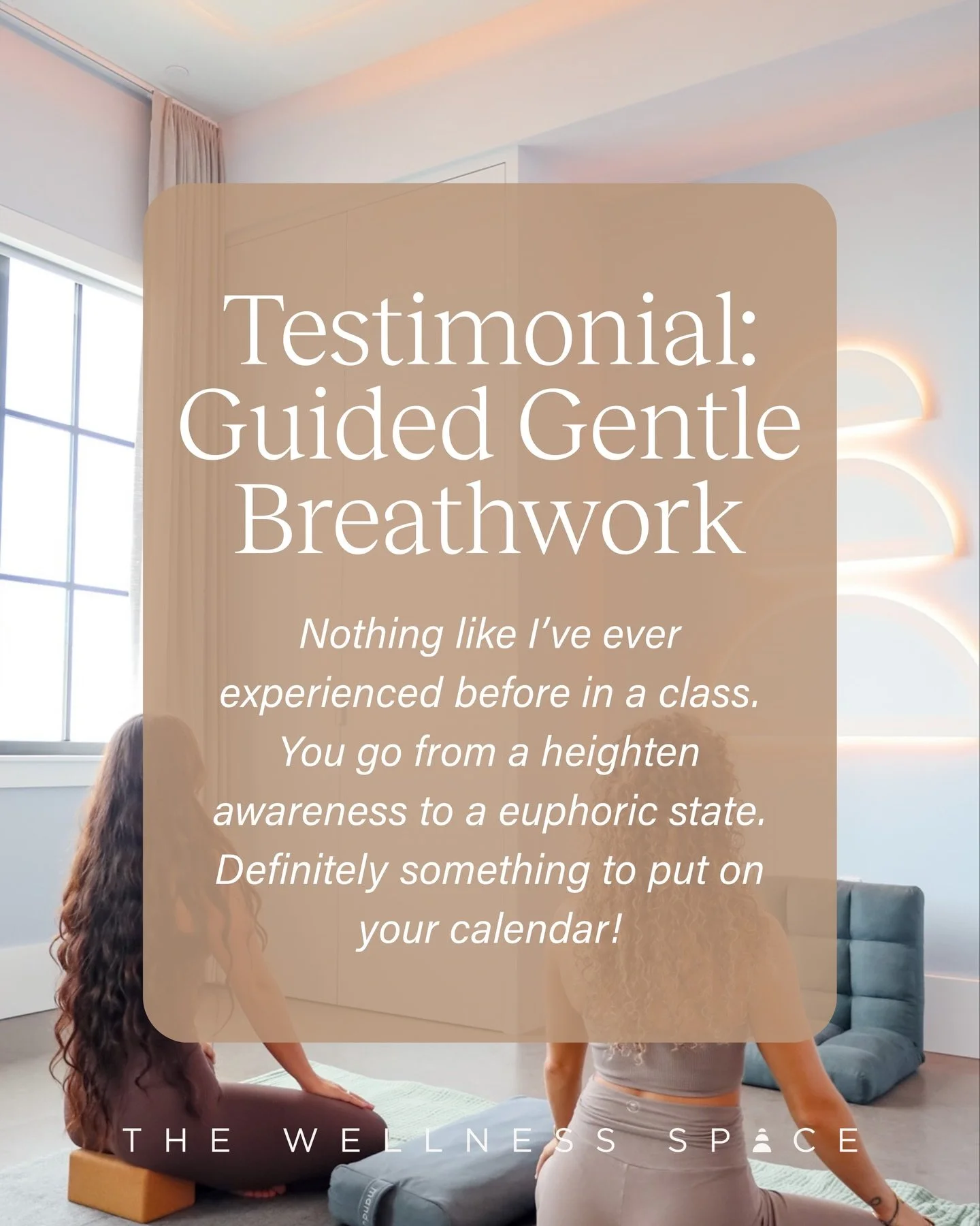 Testimonial Tuesday 🤍

Gentle Breathwork is one of the simplest yet effective ways to support your nervous system, release stress, and come back to yourself.

Join Alexis every Tuesday at 6:45pm
Put it on your calendar and give yourself something to