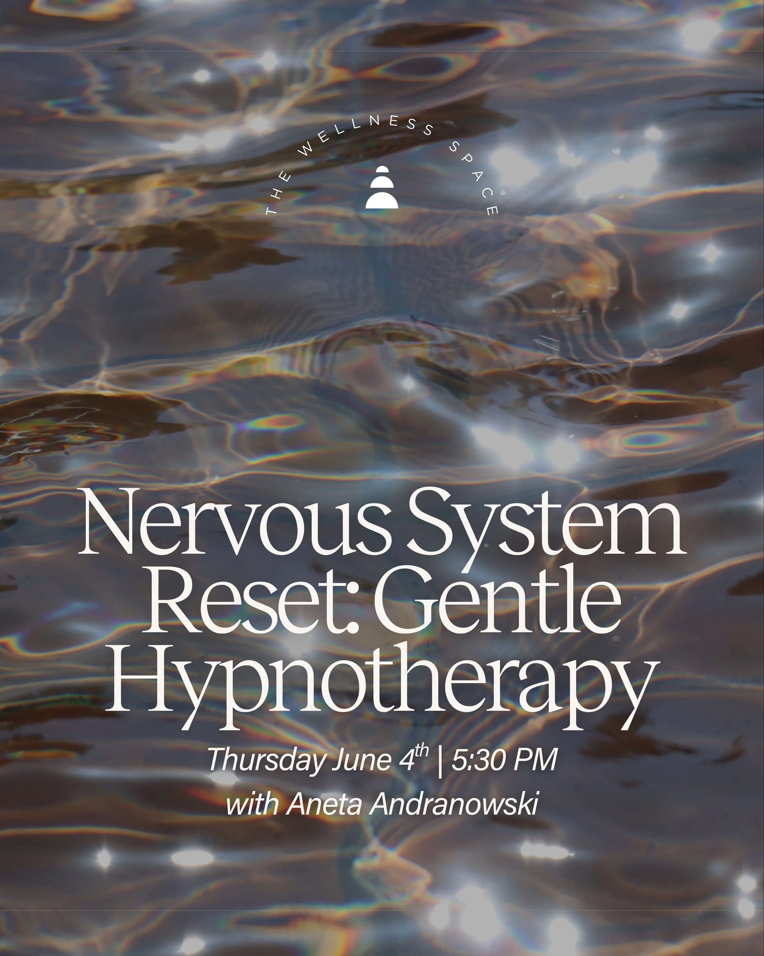 Join holistic hypnotherapist and coach Aneta @yourhealinggirl on Thursday June 4th￼ for a deeply calming experience designed to help you release stress, regulate the nervous system, and reconnect with a greater sense of safety and inner peace through