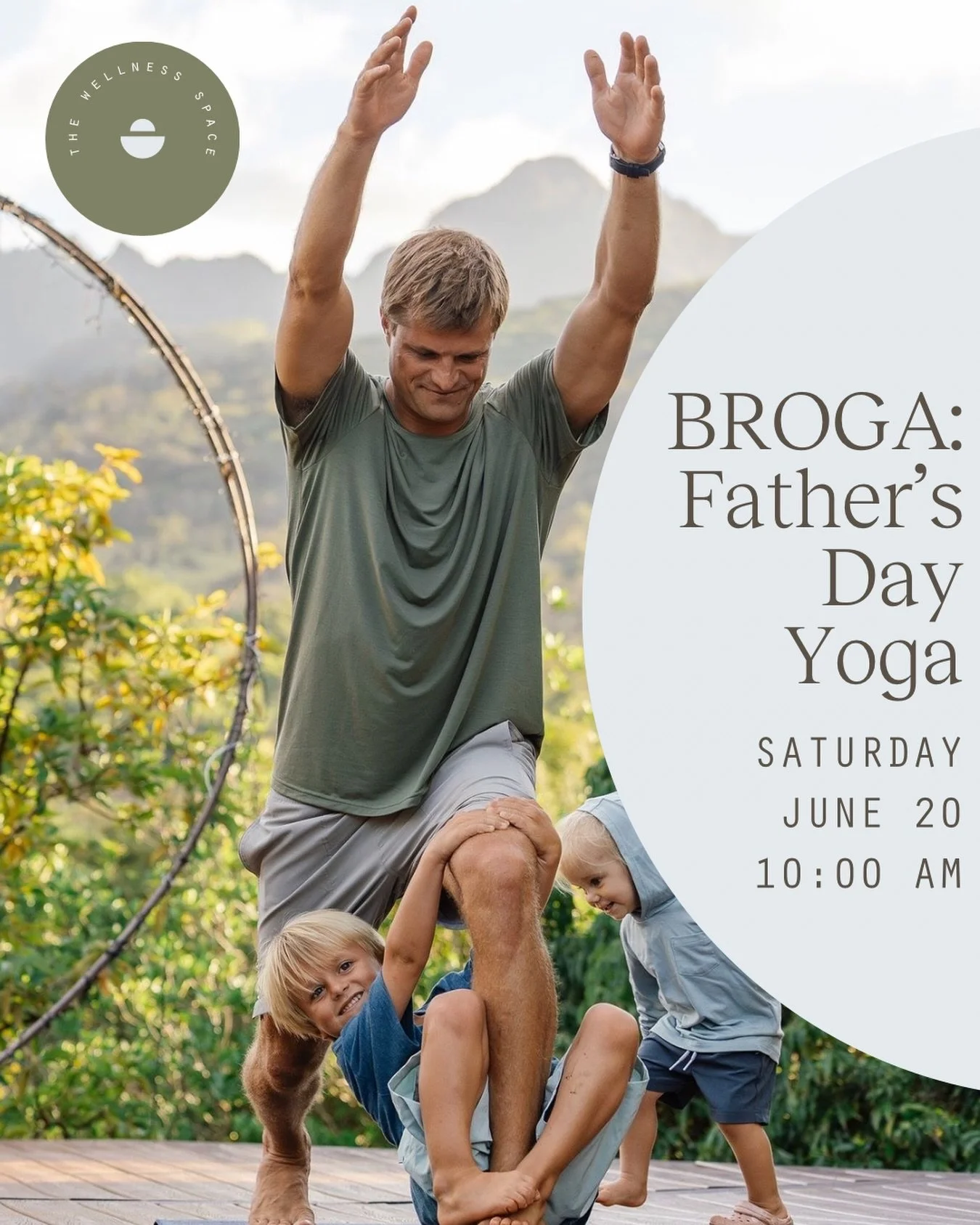 Celebrate Father&rsquo;s Day weekend with movement and fun for your whole family 🤍

Join Alexis on Saturday, June 20 at 10:00am for a special Father&rsquo;s Day Yoga class at The Wellness Space. This all levels practice is designed to be welcoming f