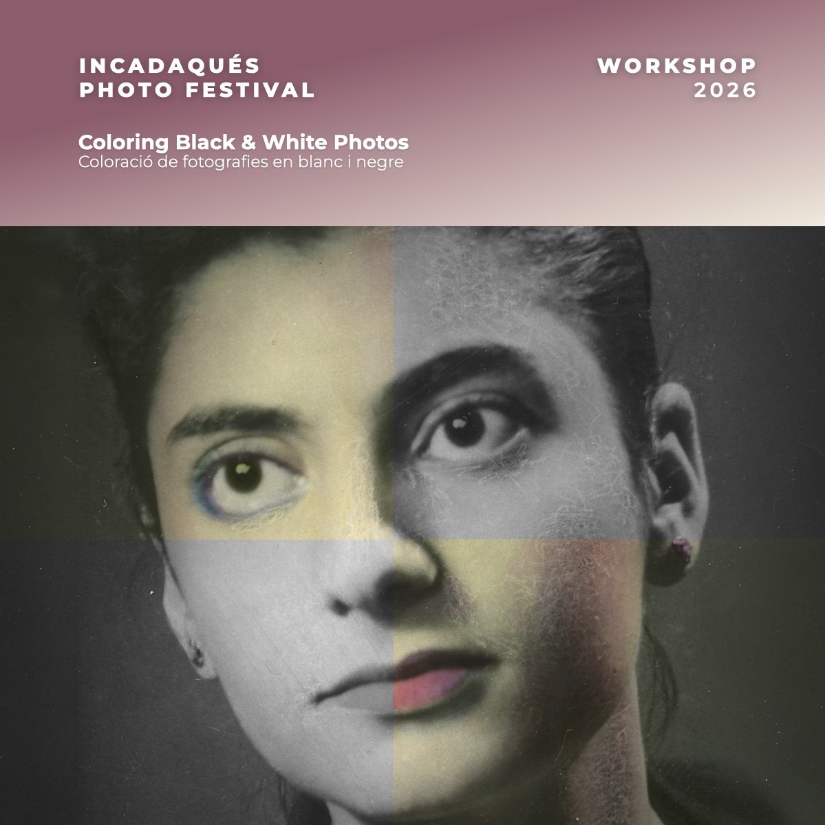 Taller de COLOREADO DE FOTOGRAFÍAS EN BLANCO Y NEGRO / Martes, 13 de octubre
