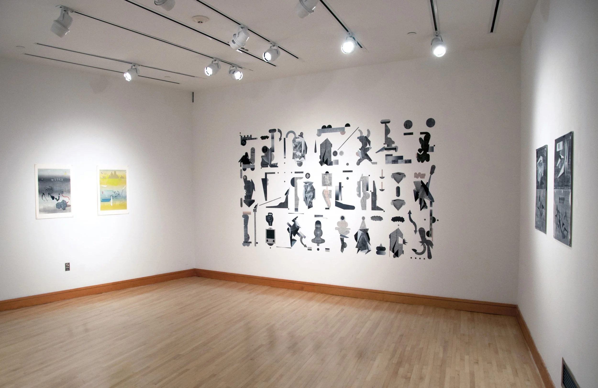 Print exhibition for visual artist Evan McLaughlin