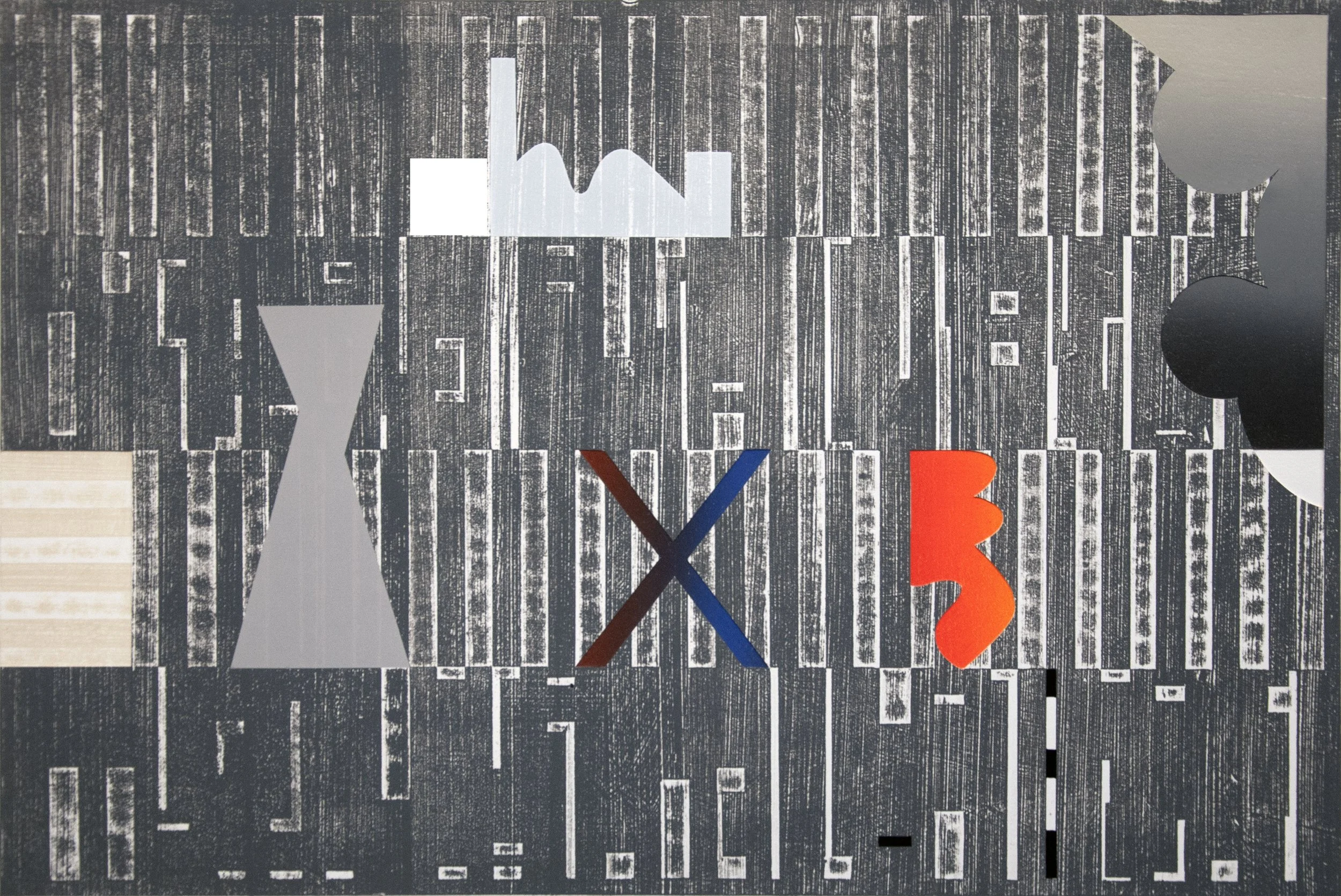 Detail of Splash print by Evan McLaughlin