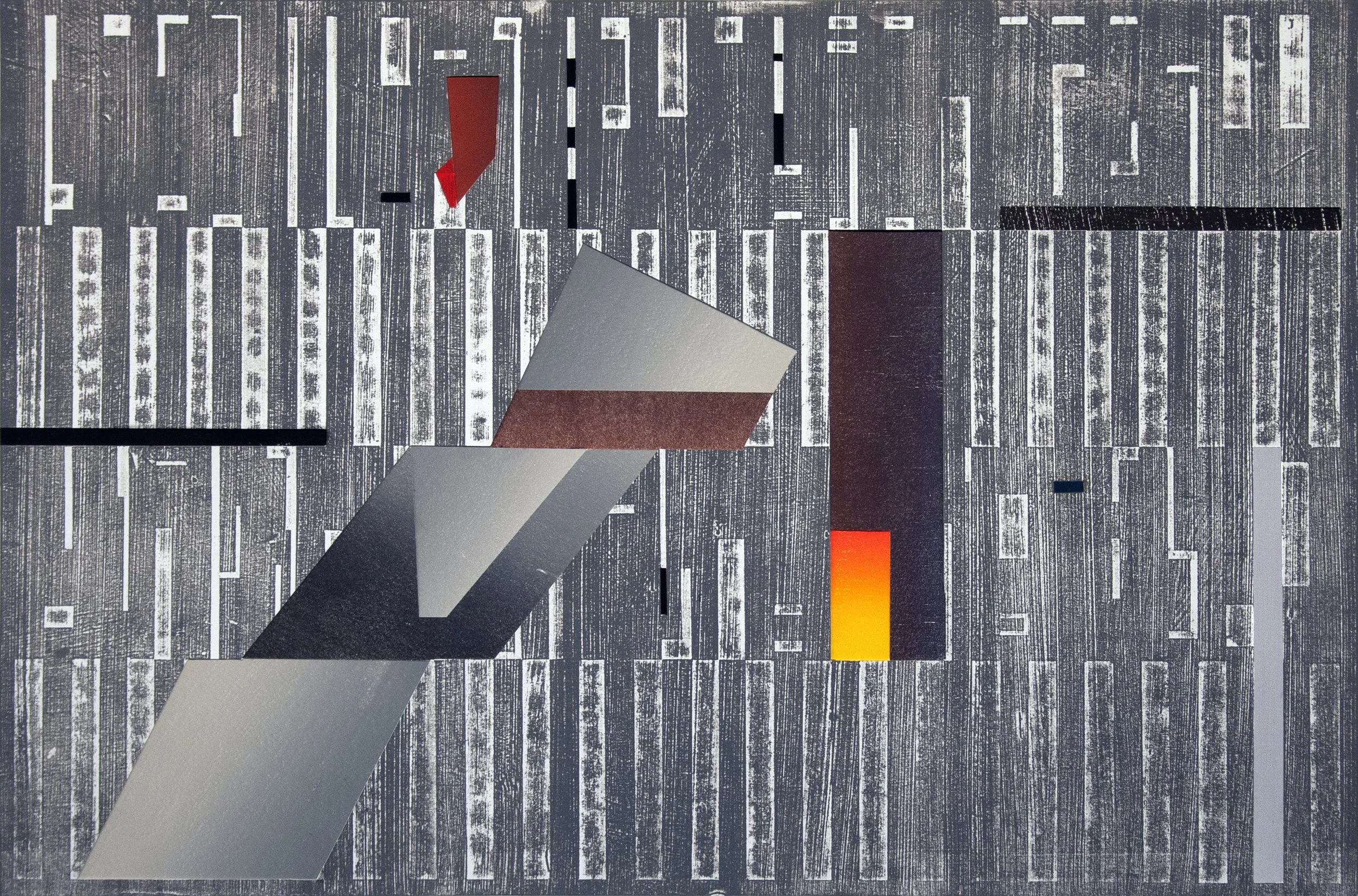 Detail of Splash print by Evan McLaughlin