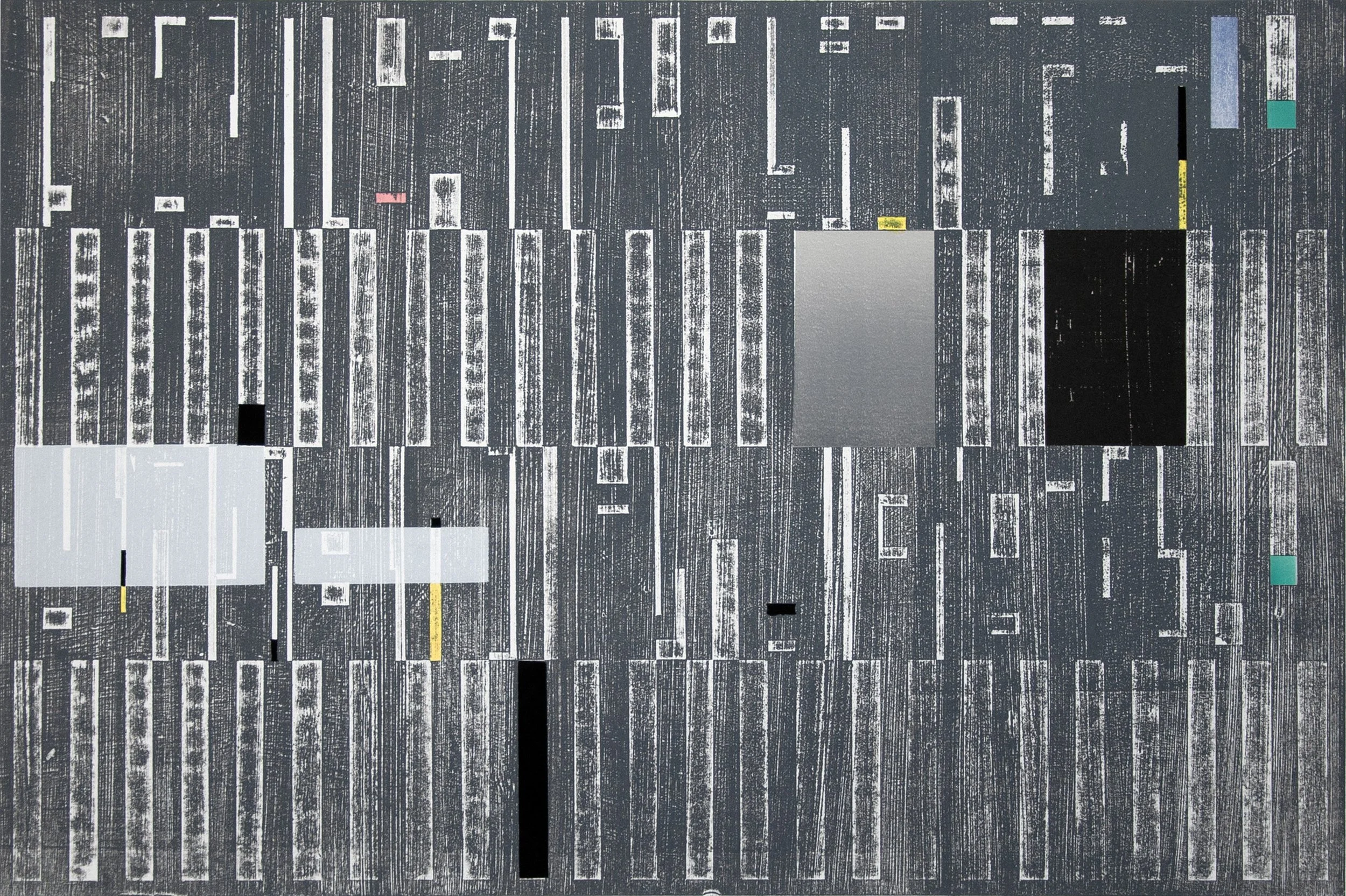 Detail of Splash print by Evan McLaughlin