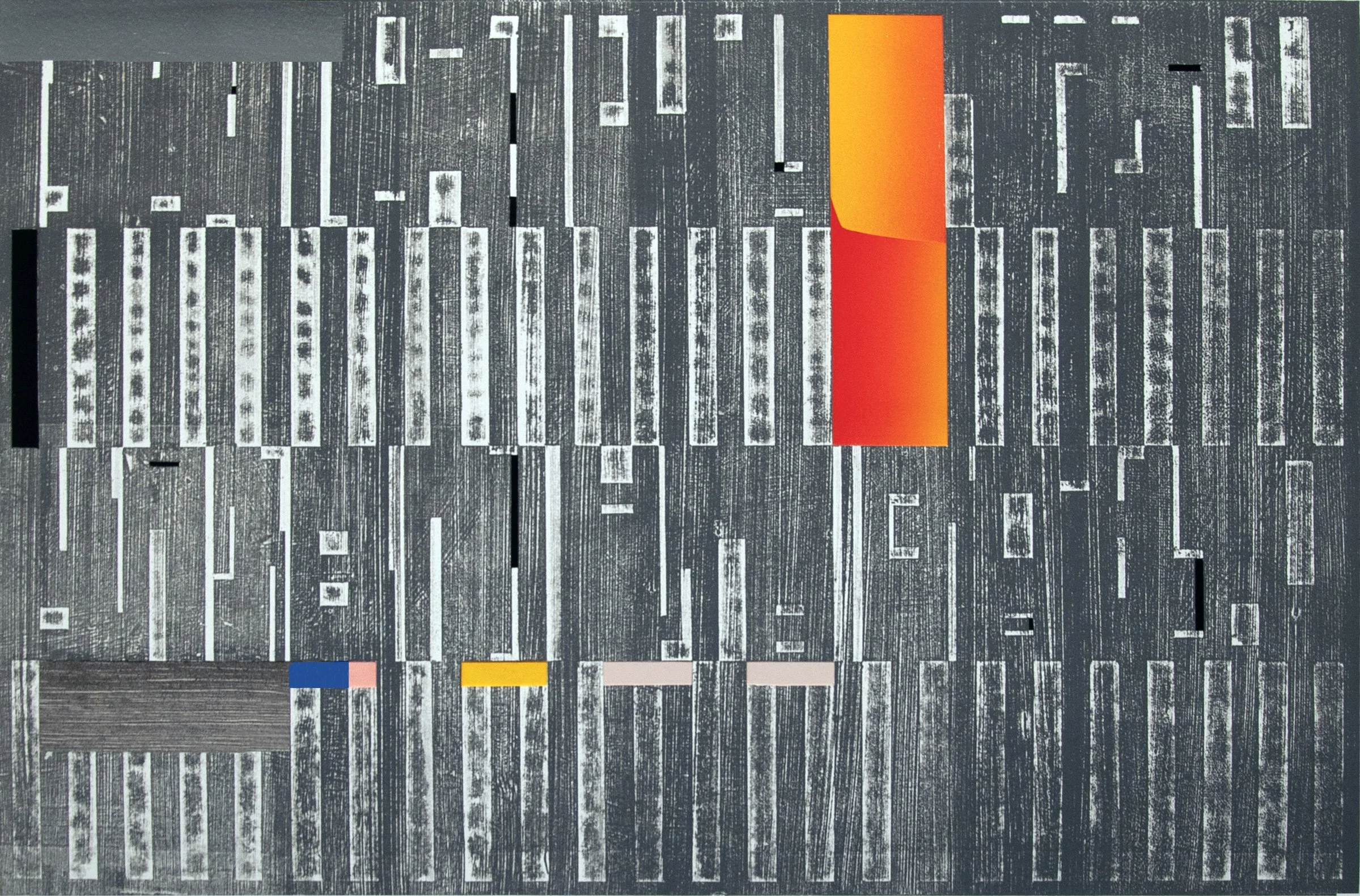 Detail of Splash print by Evan McLaughlin