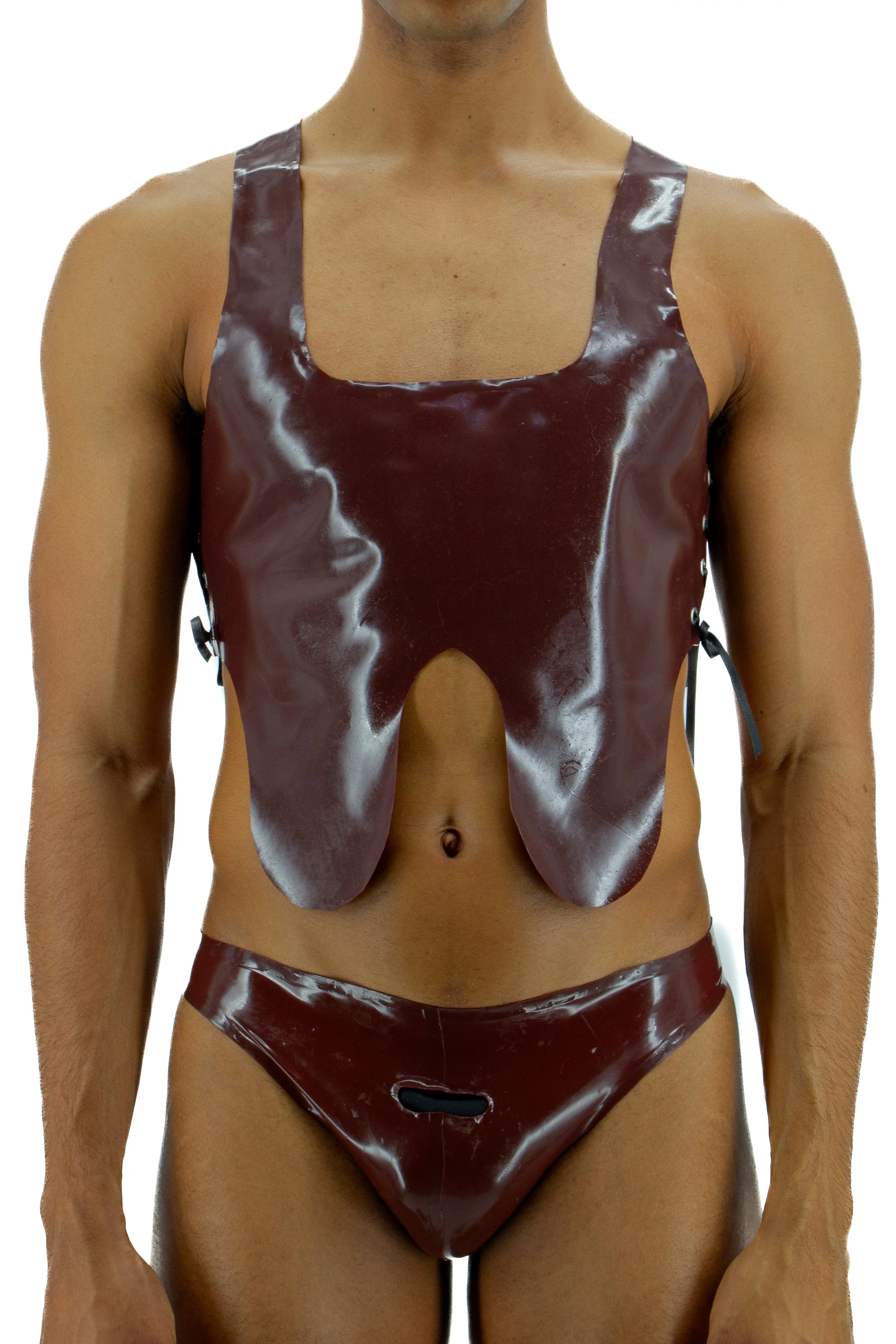 CHOCOLATE LATEX TANK TOP #2