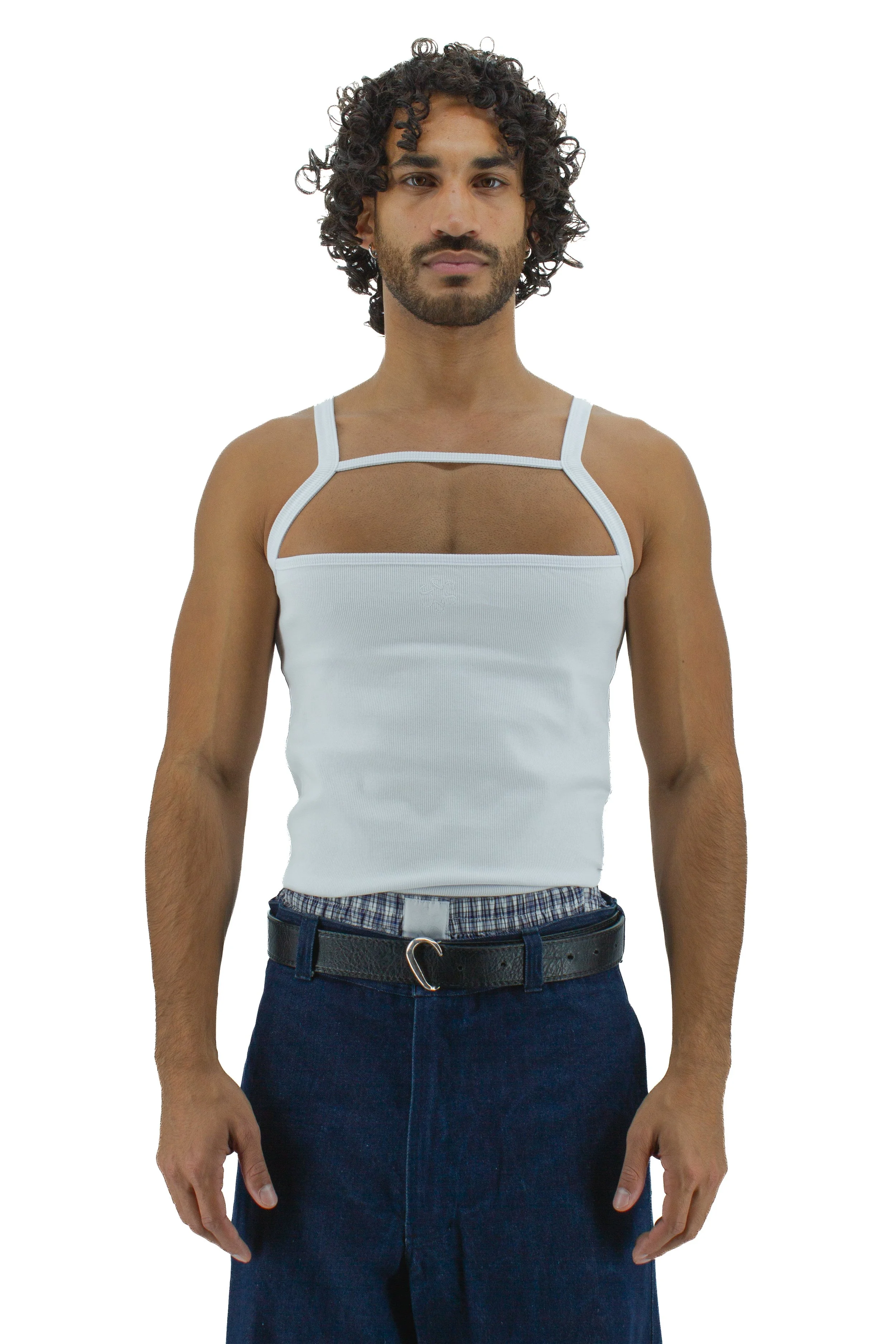 SQUARE TANK TOP - WHITE