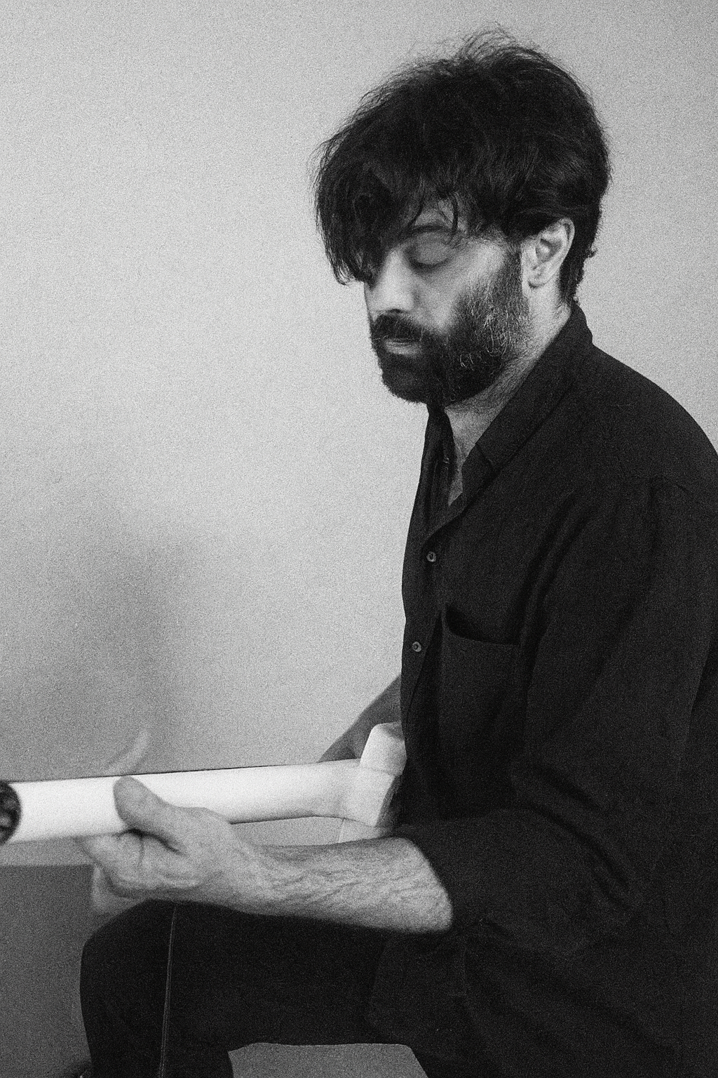 flavio_michele_composer_portrait_bw_bass