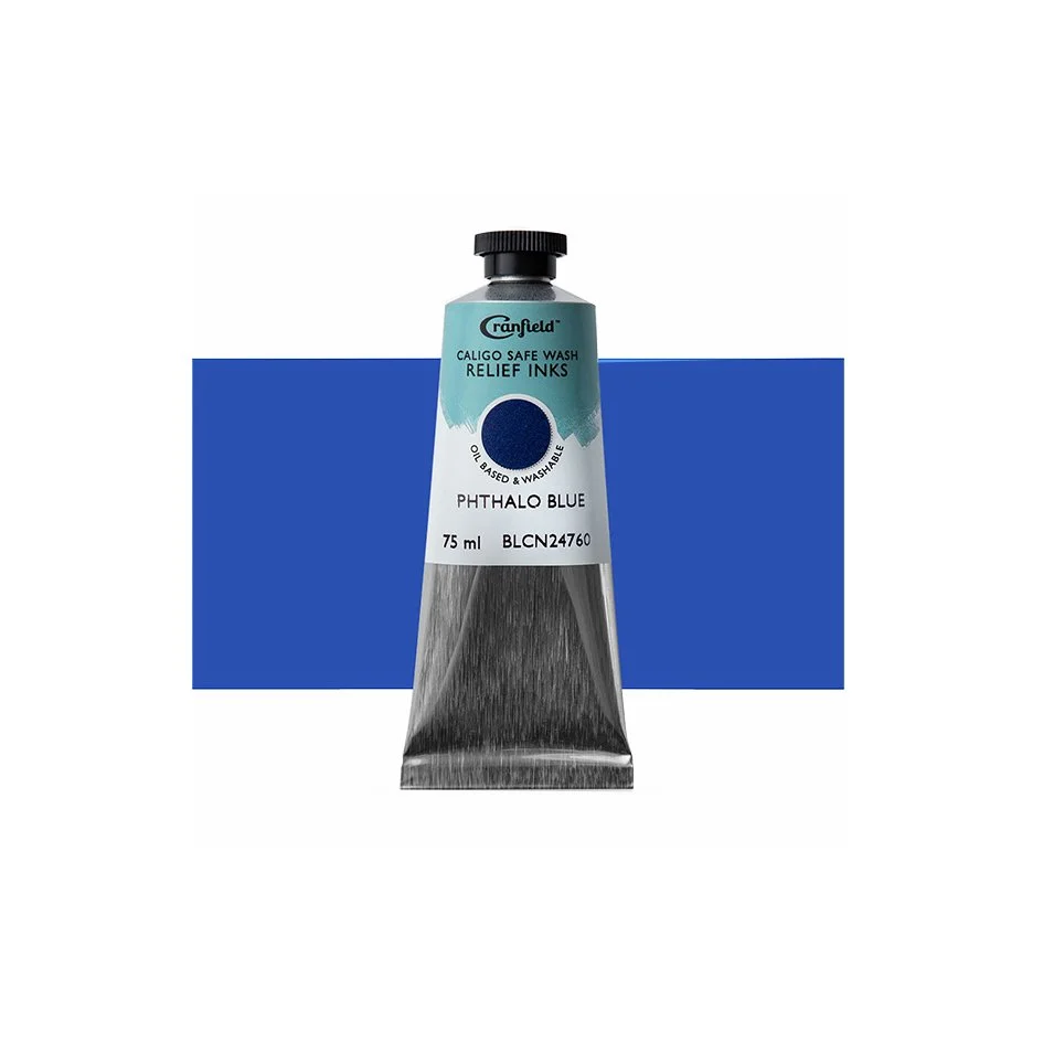 CRANFIELD CALIGO SAFEWASH - 75ml PHTHALO BLUE - FREE DELIVERY
