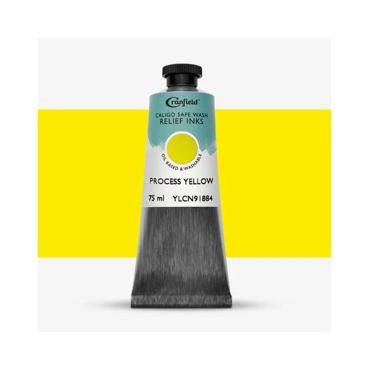 CRANFIELD CALIGO SAFEWASH - 75ml PROCESS YELLOW - FREE DELIVERY