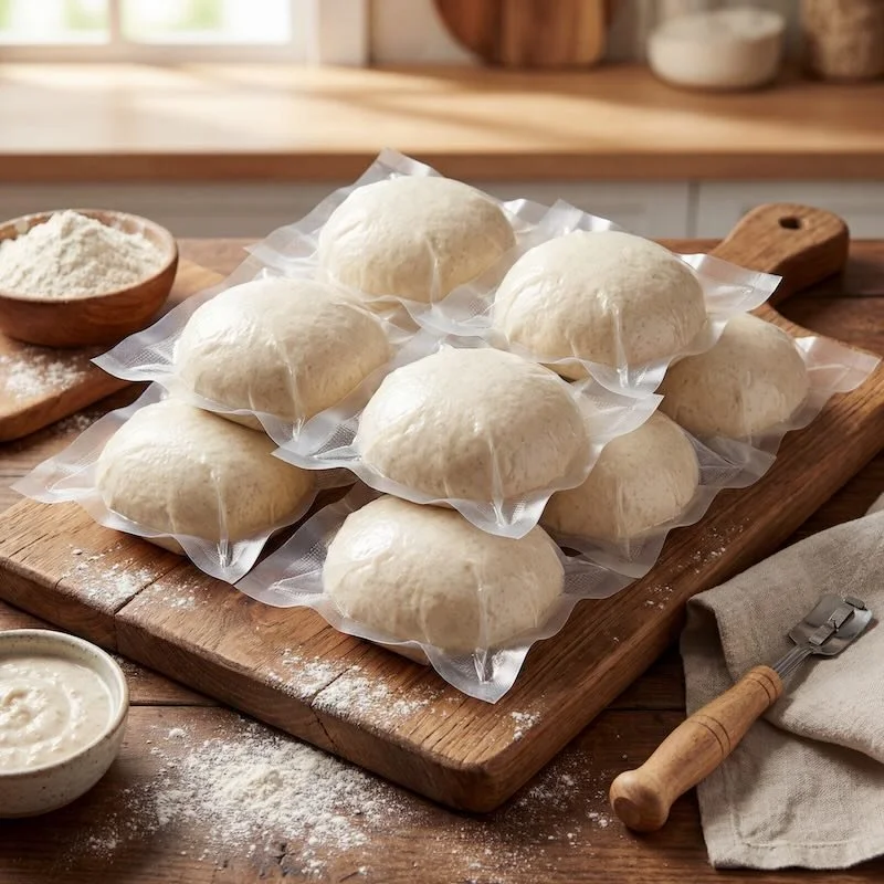 10-pack of long-fermented sourdough pizza dough balls ready to ship