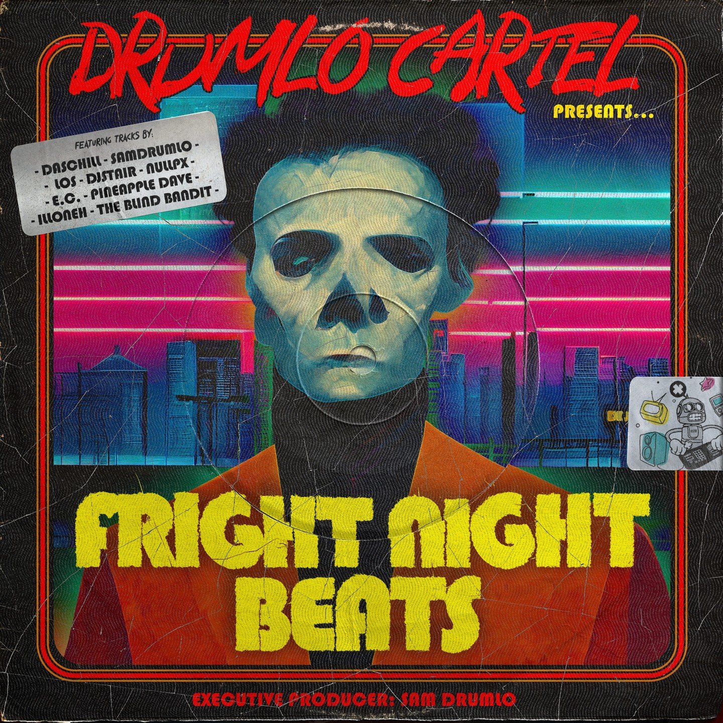 Mixtape cover i designed for a community Halloween Beat Tape from @drumlocartel Drops October 14th! More details to come!