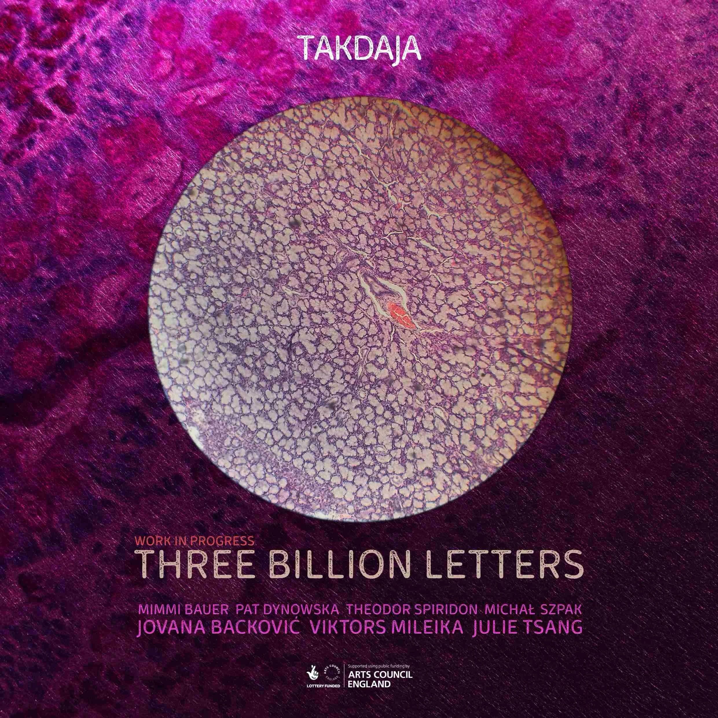 THREE BILLION LETTERS: WORK IN PROGRESS