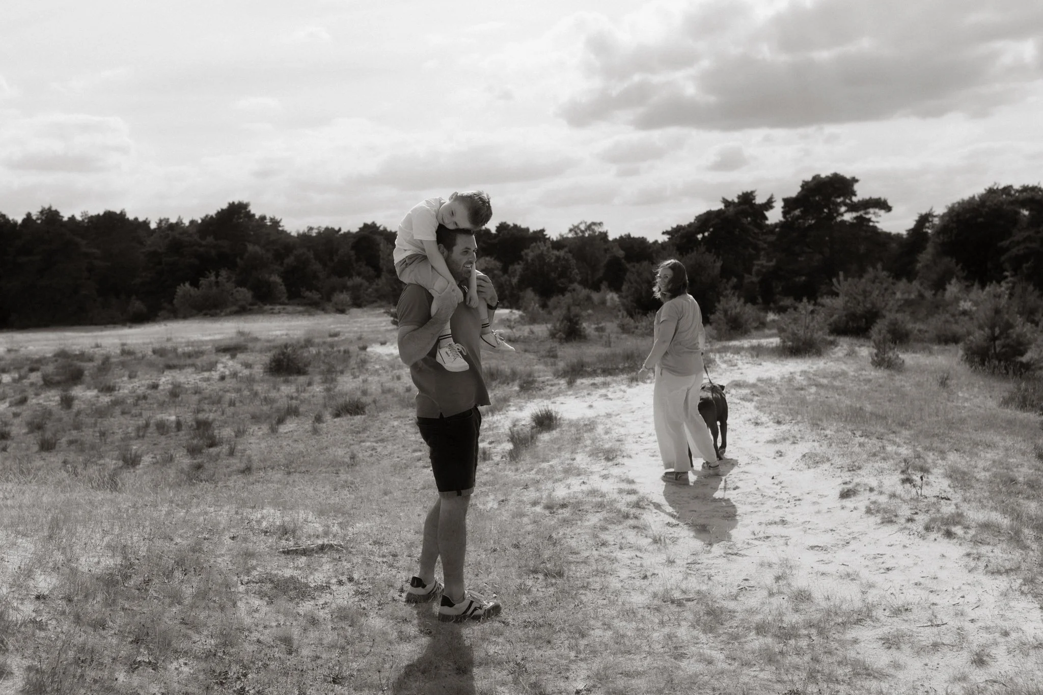 familienshooting mit Hund outdoor