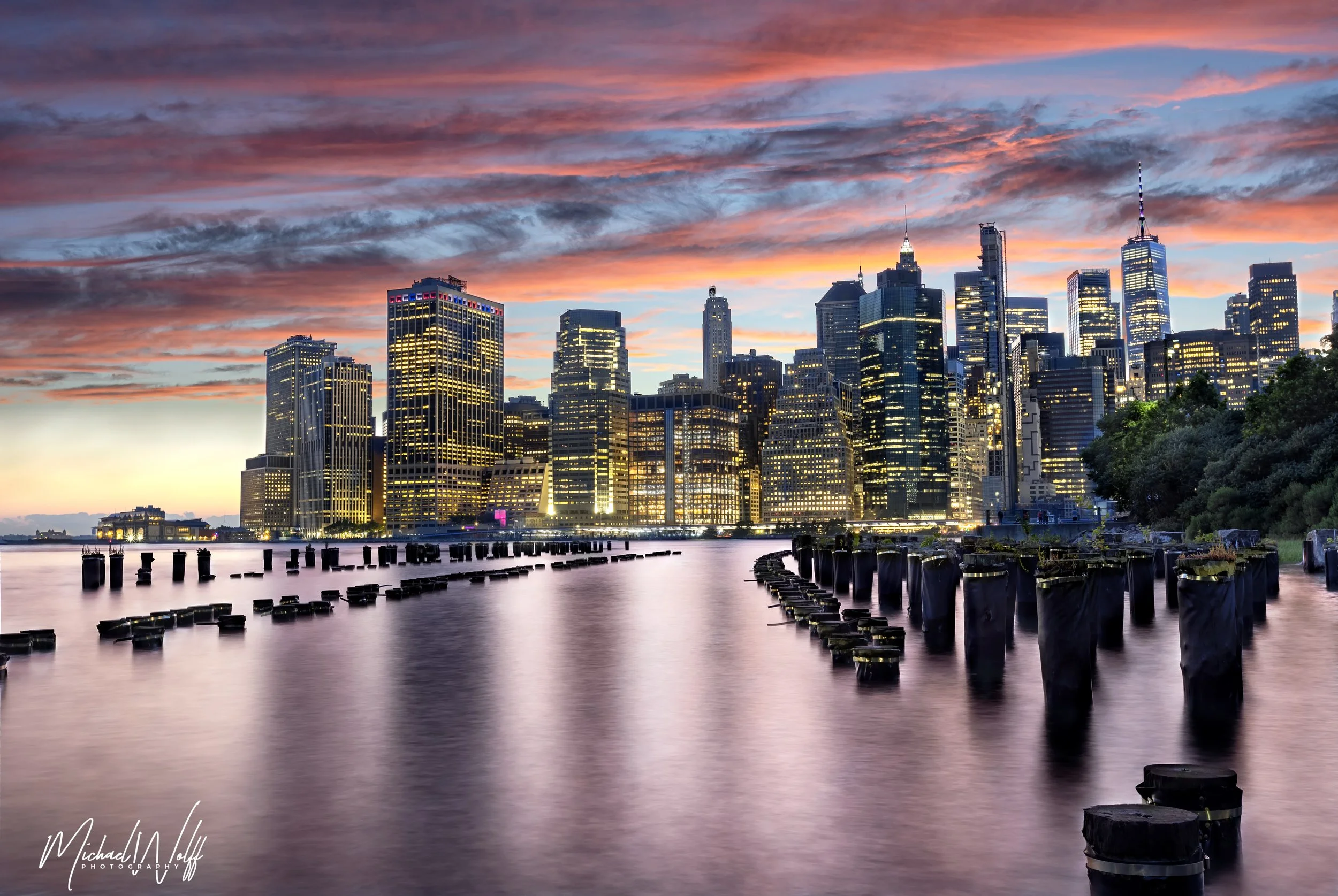 Manhattan Sunset, Brooklyn, NY